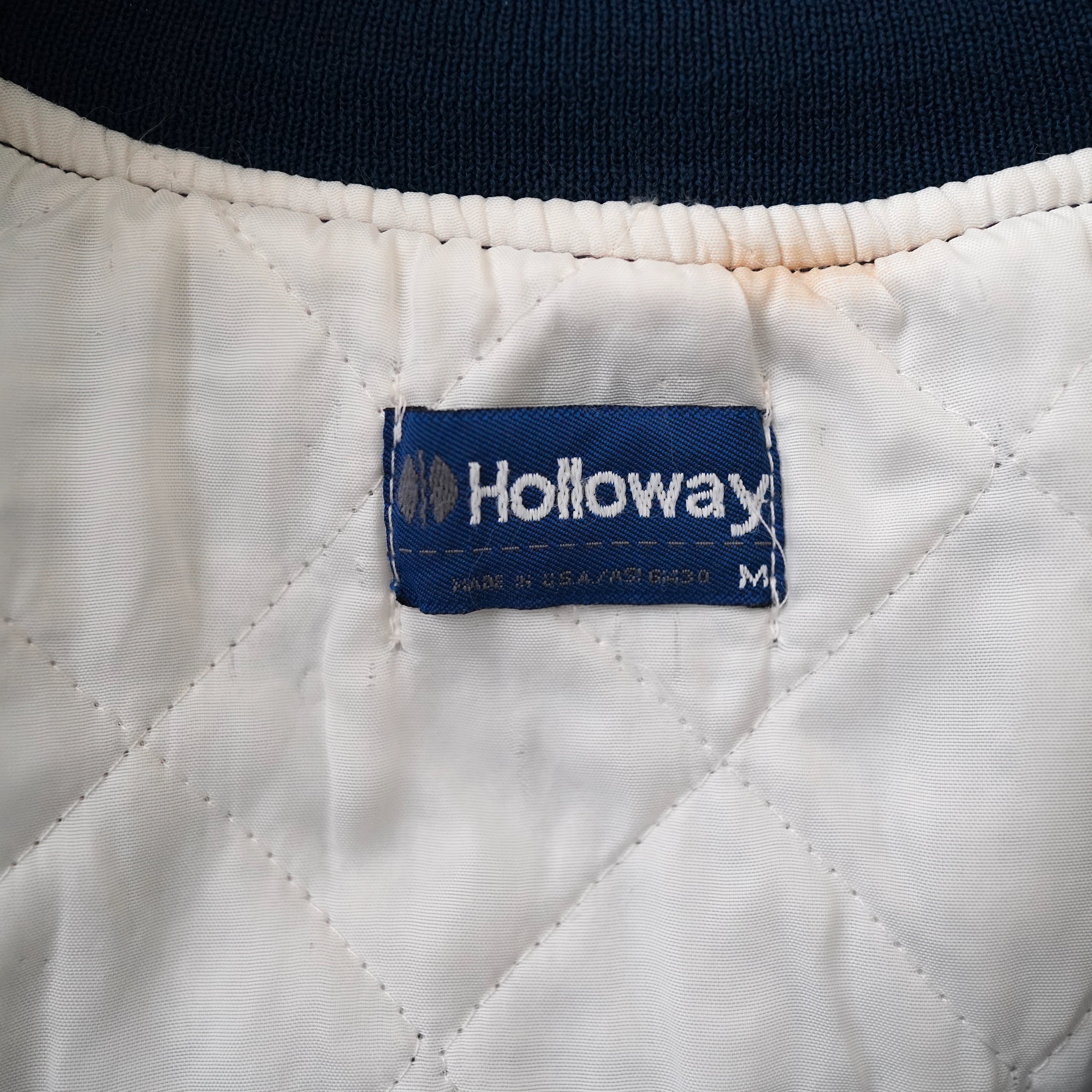 70s Holloway nylon stadium jacket – NEVERKNOWS