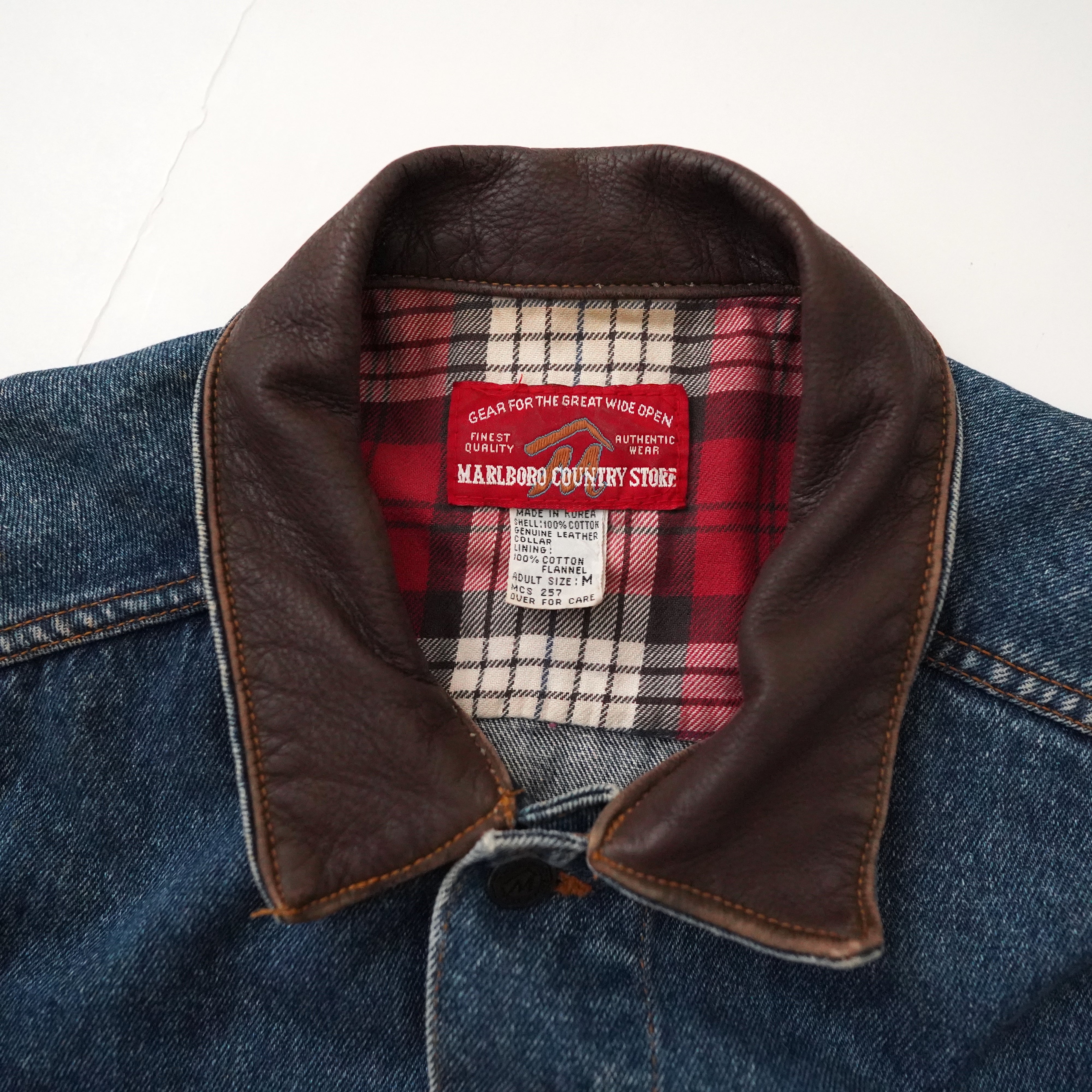 80s Marlboro denim jaket – NEVERKNOWS