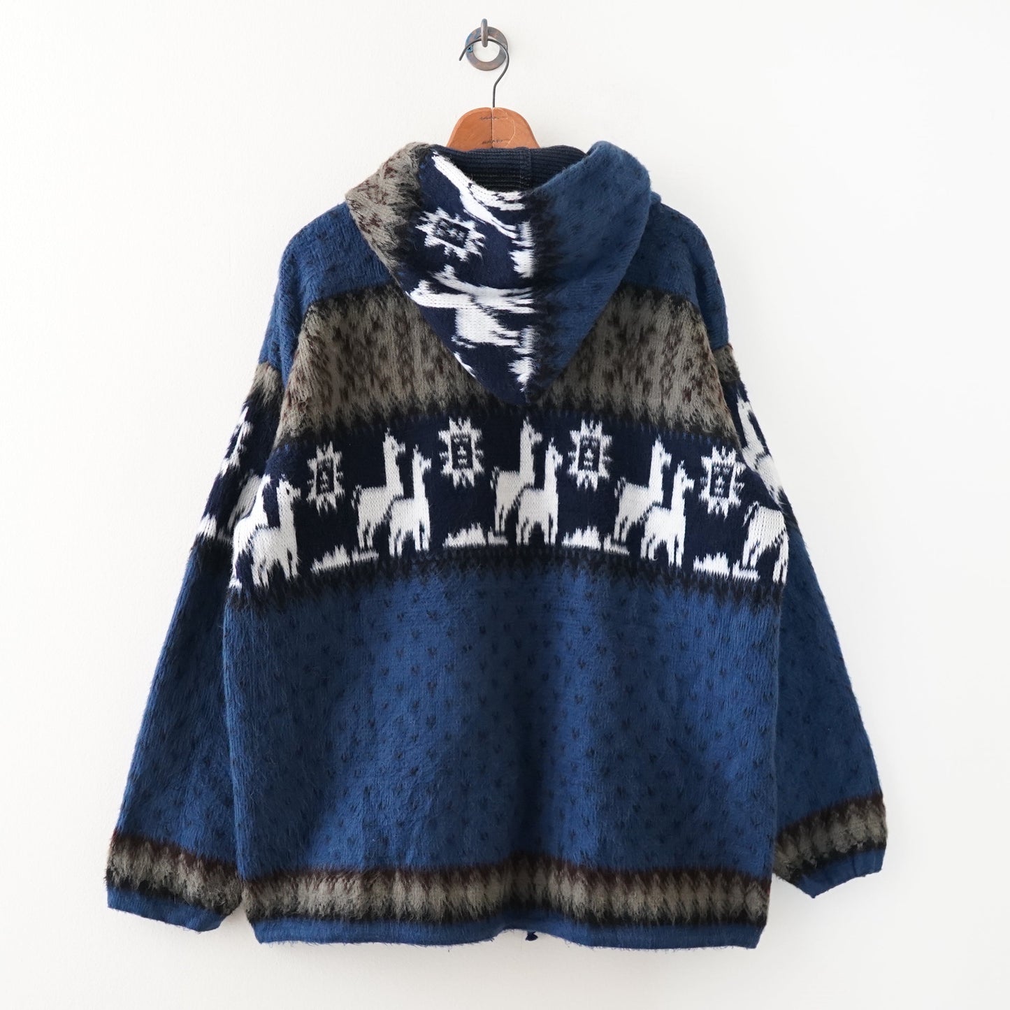 Nordic pattern hoodie