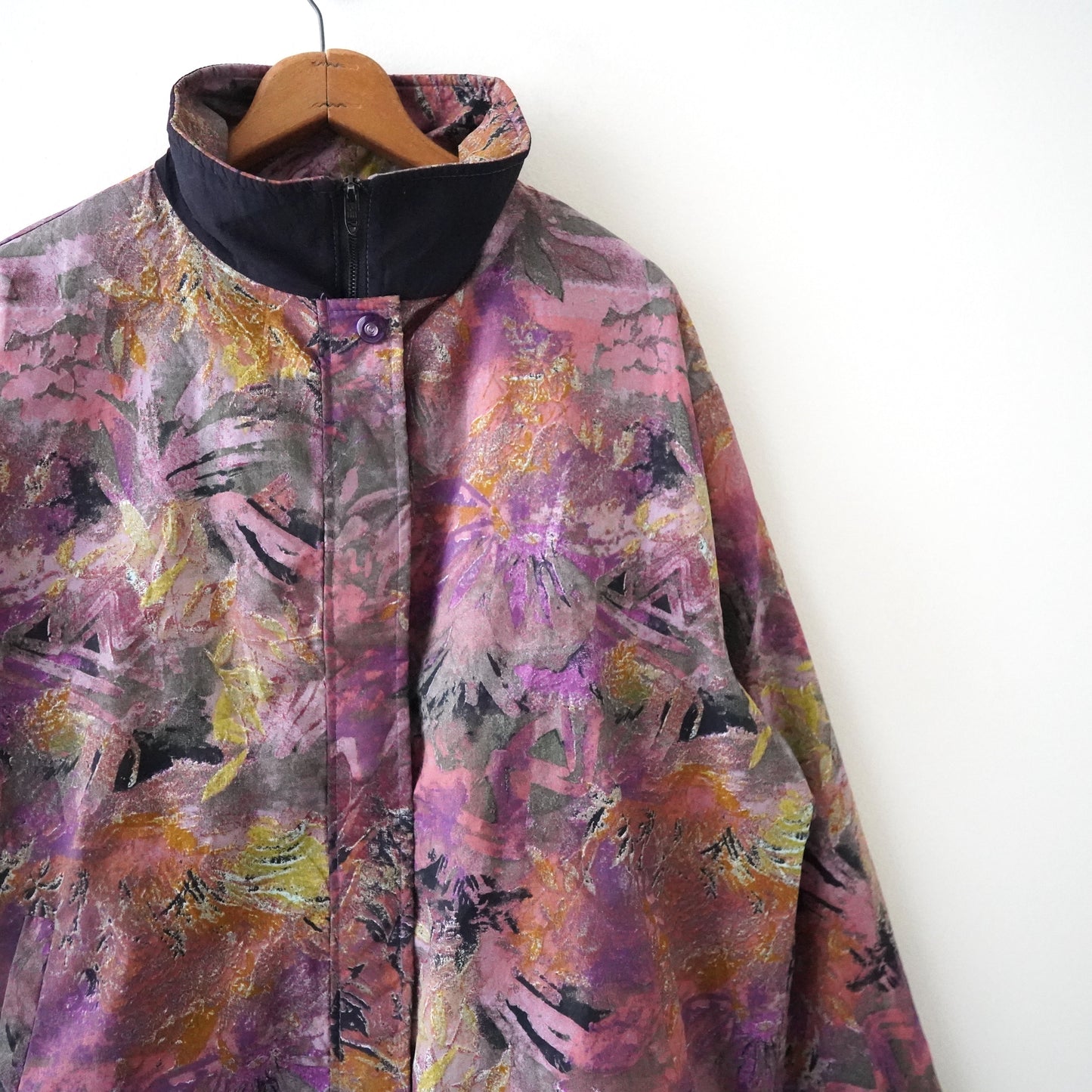 Pattern Nylon jacket