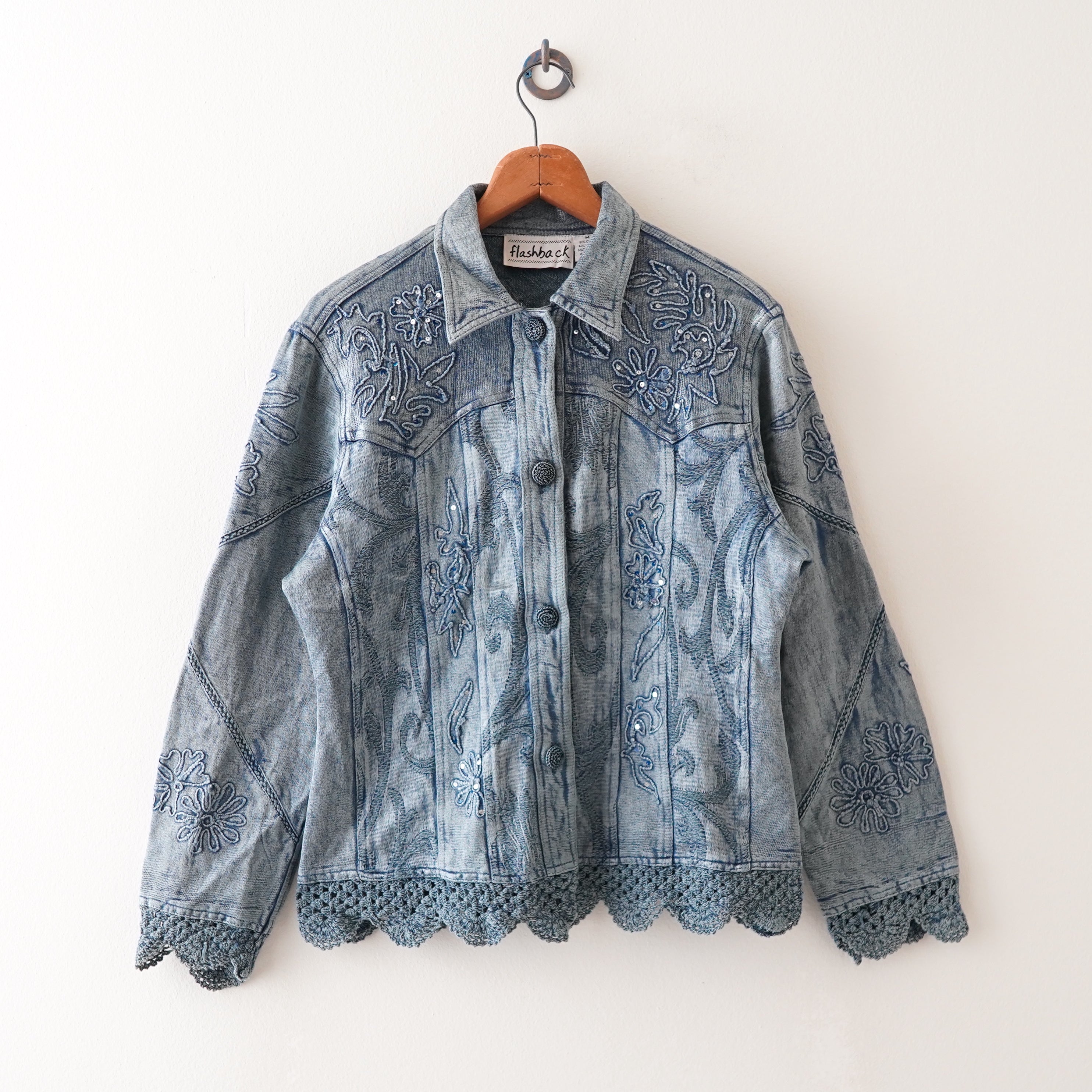 Spangle Design jacket – NEVER KNOWS