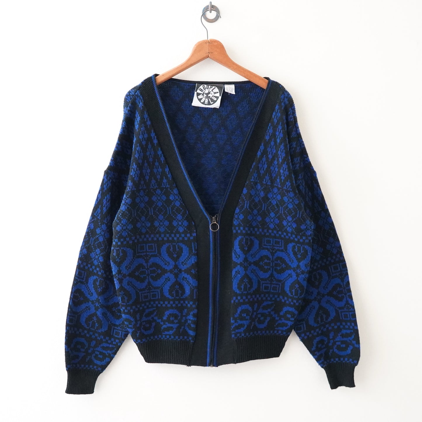 jacquard cardigan