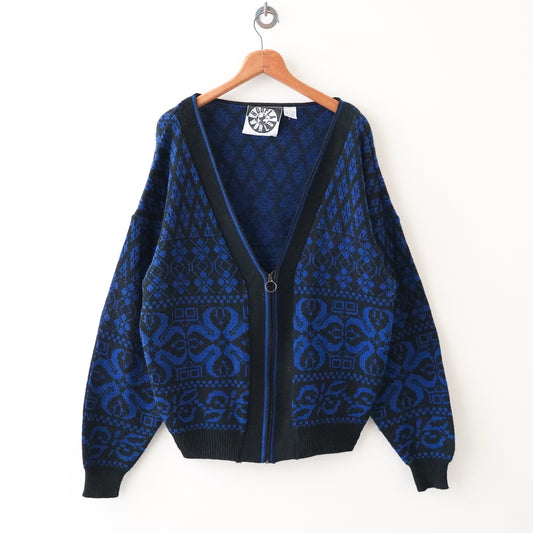 jacquard cardigan