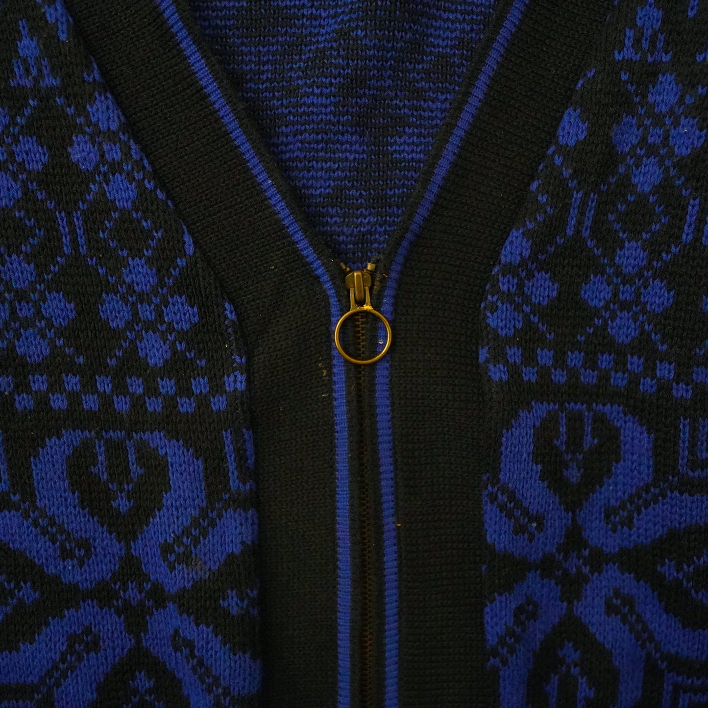 jacquard cardigan