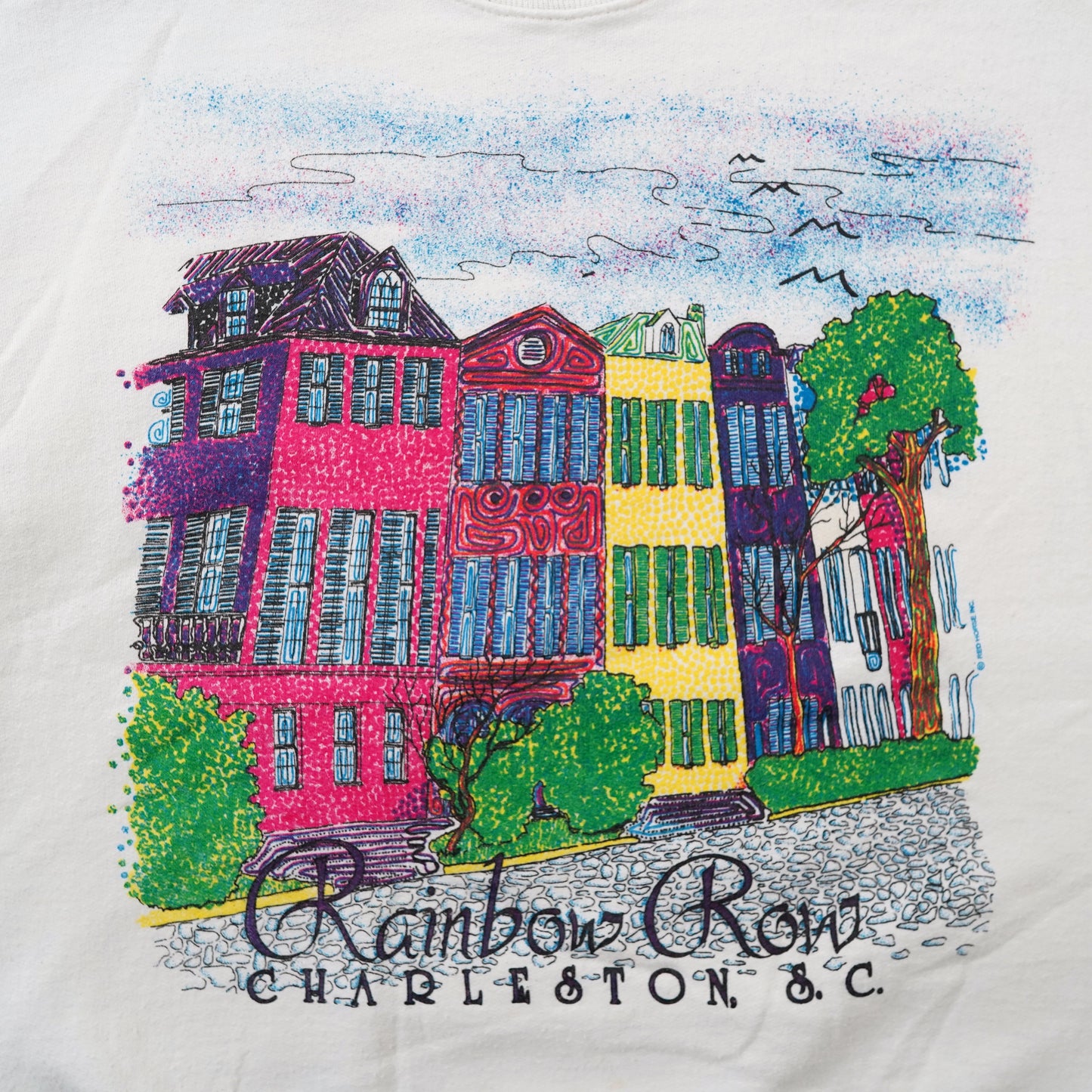 90s Rainbow Row sweat