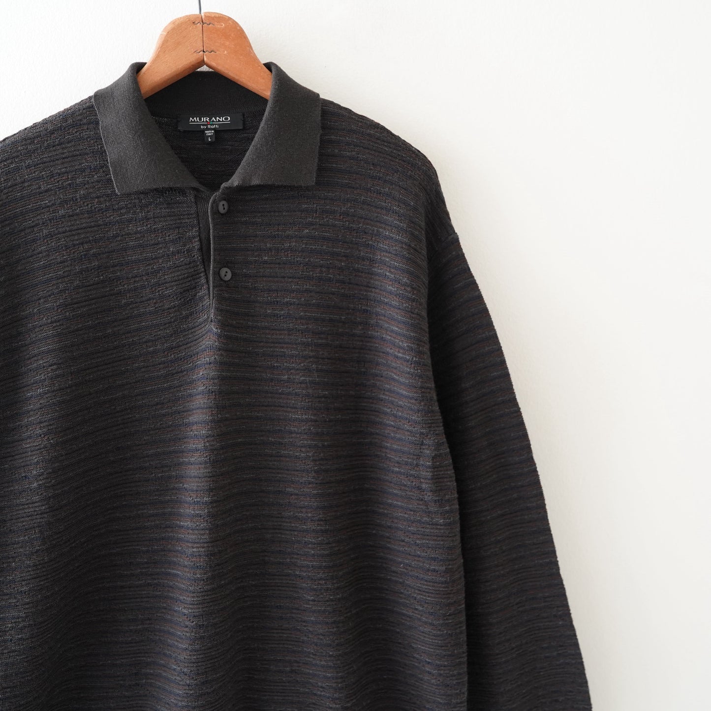 Patterned polo shirt