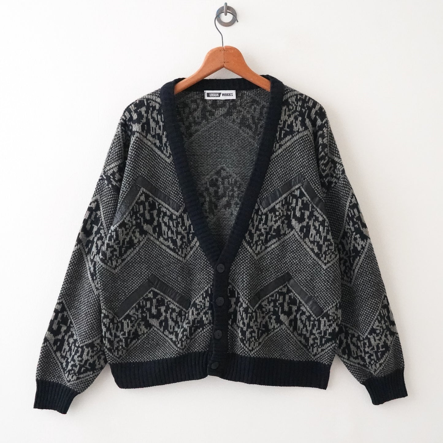 pattern cardigan