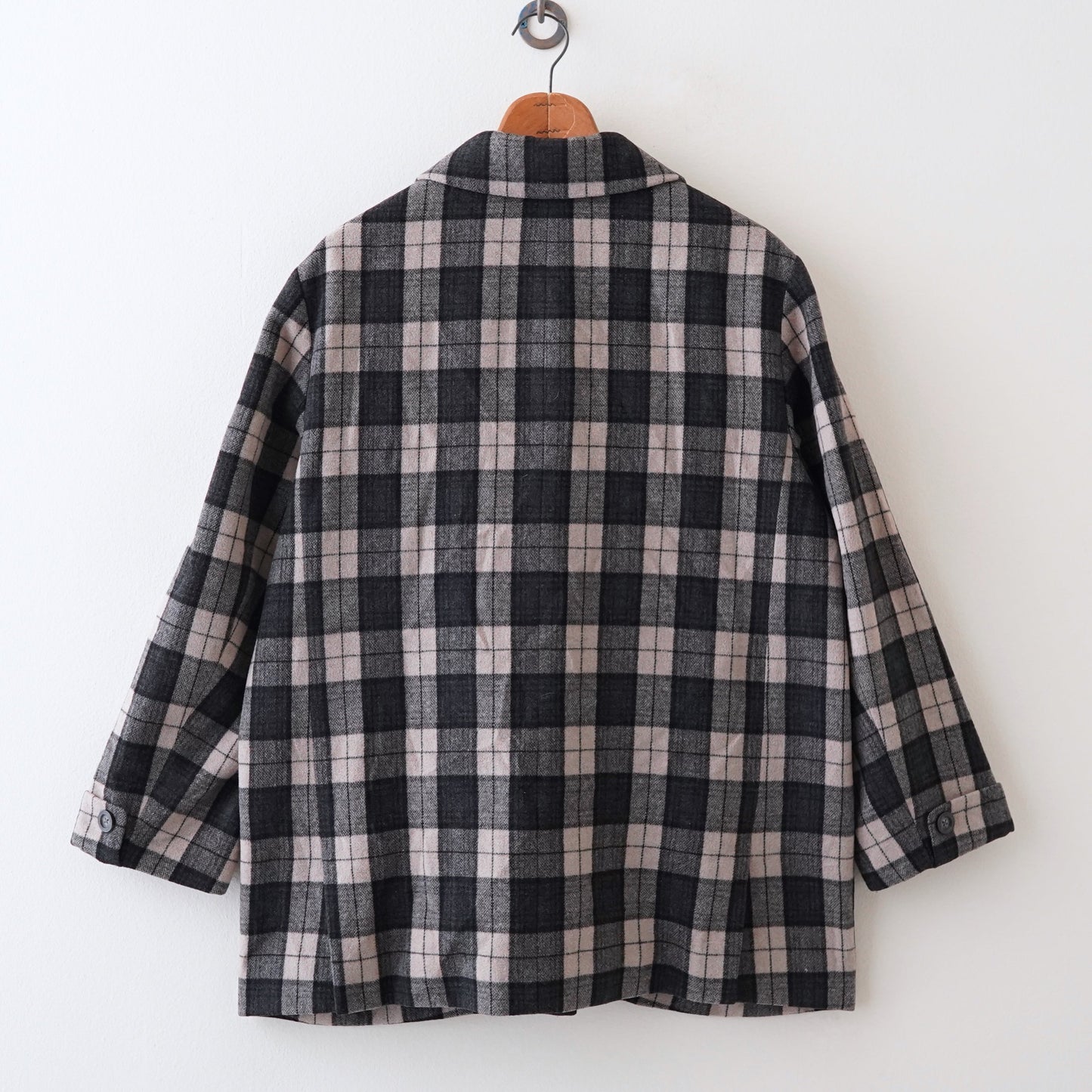 check shirt blouson