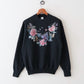 flower printed sweat