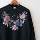 flower printed sweat