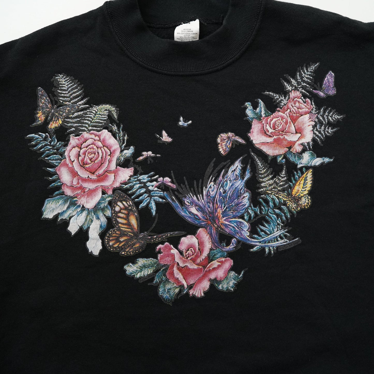 flower printed sweat