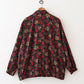 leaves pattern loose drizzler jacket