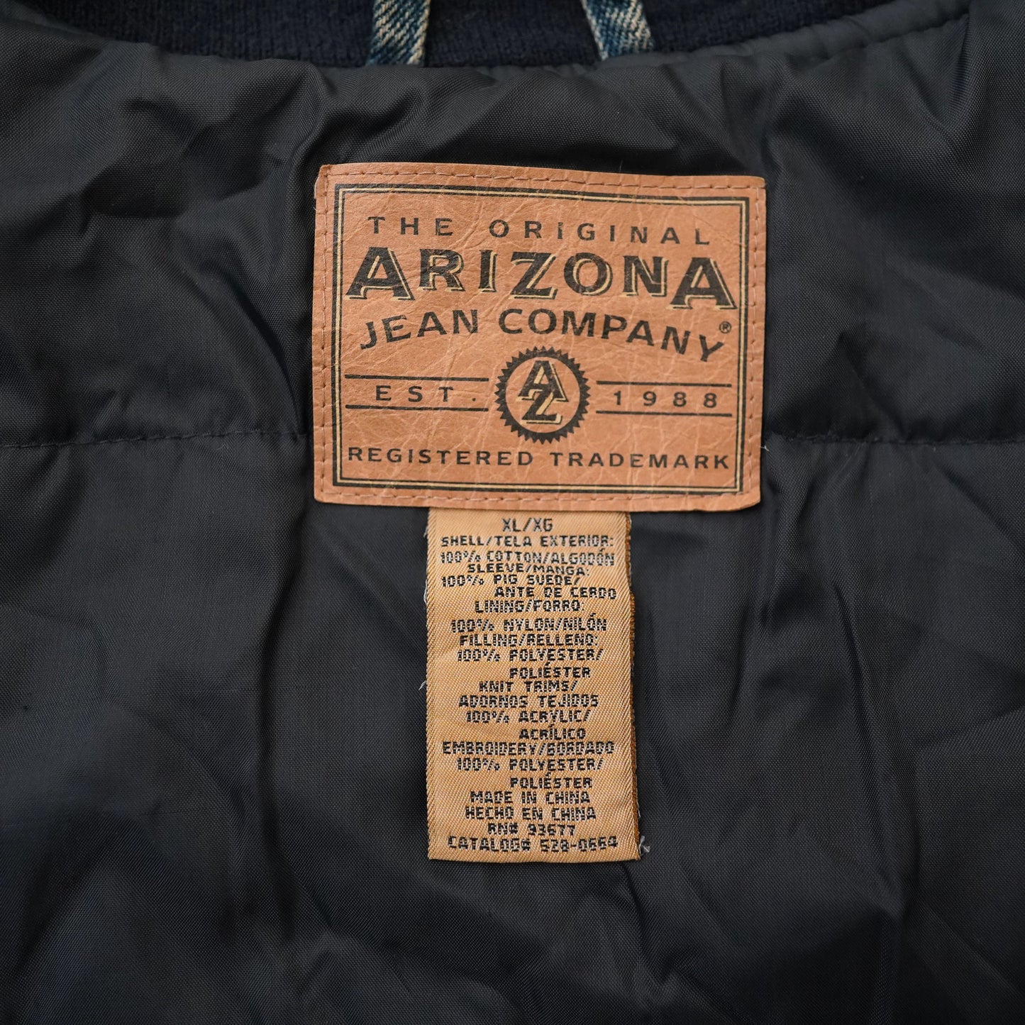 arizona denim stadium jacket