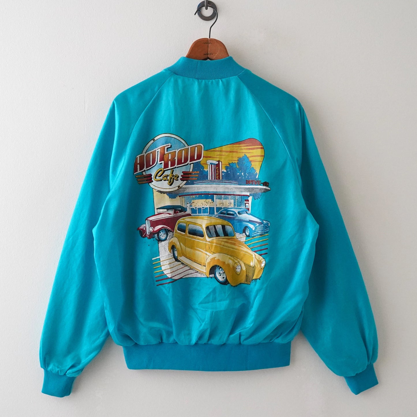 90s HOTROD CAFE stadium jacket