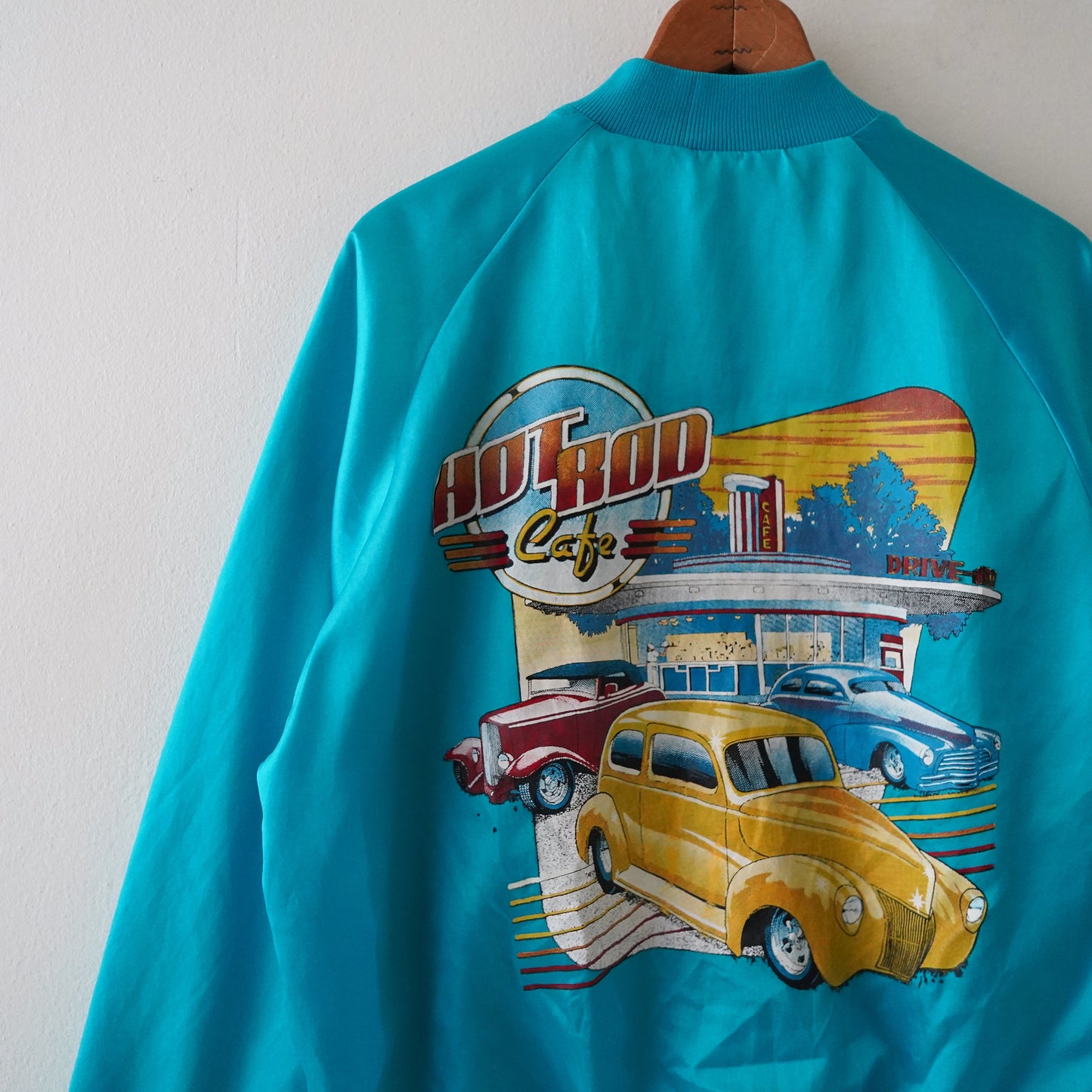 90s HOTROD CAFE stadium jacket