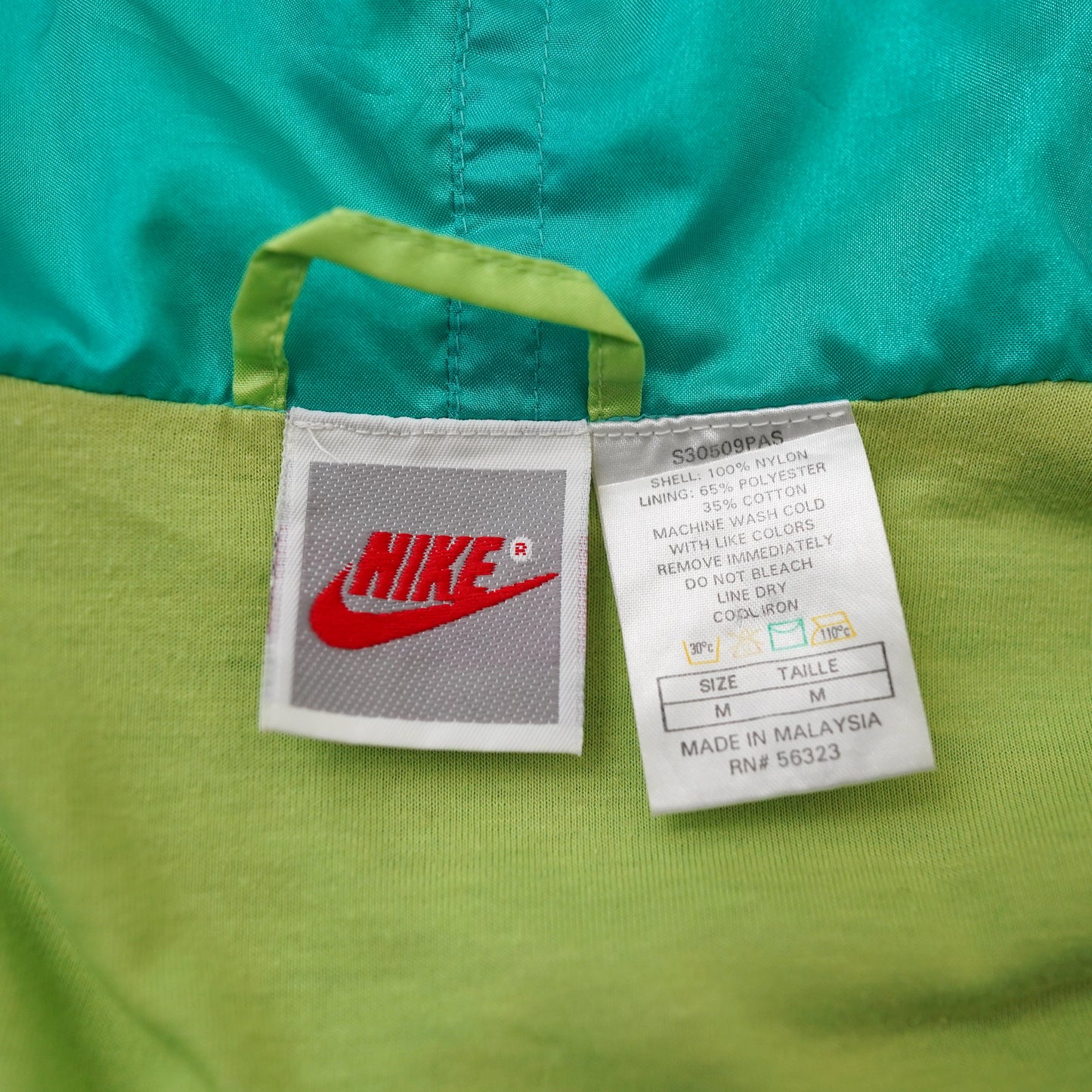 90s NIKE hoodie nylon jacet