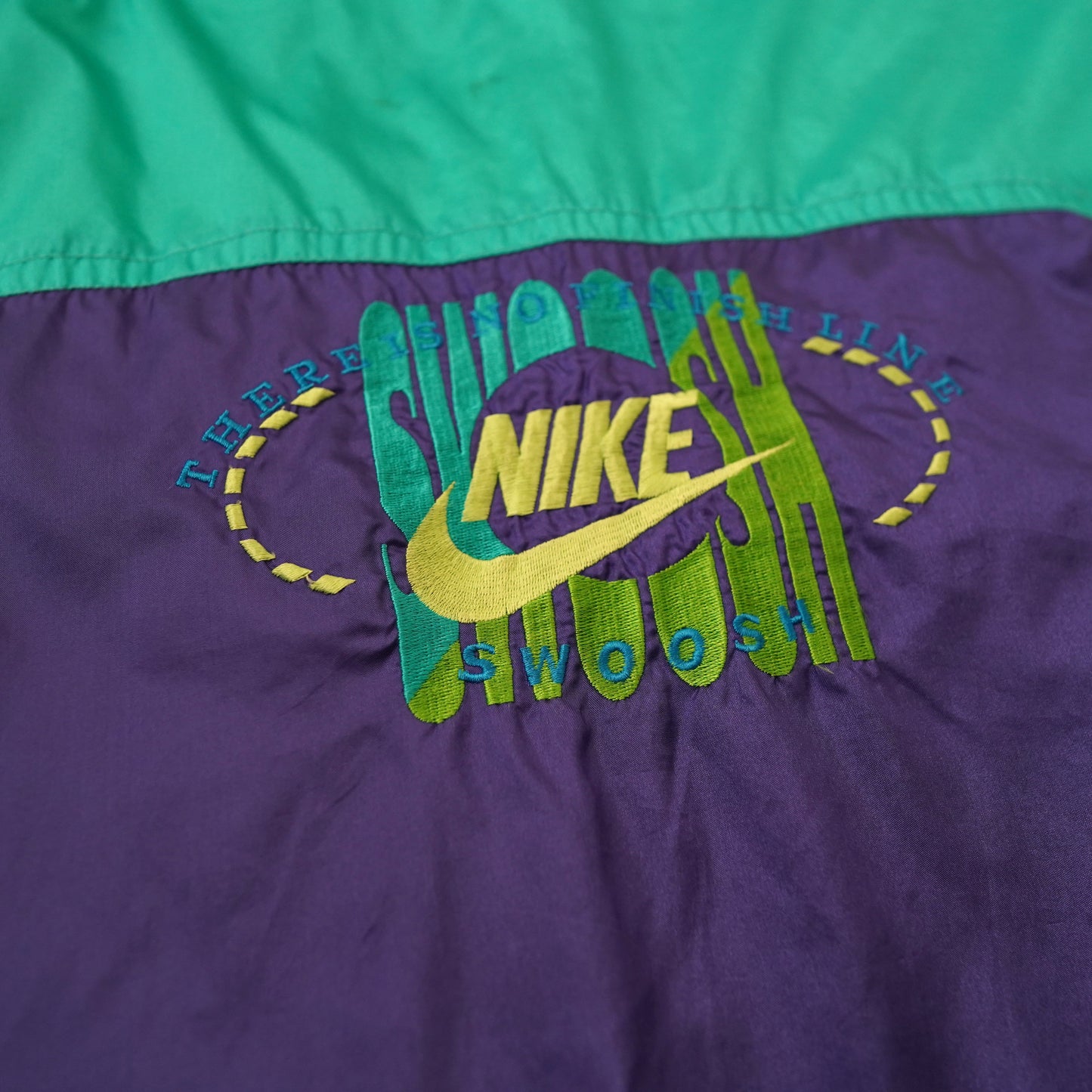 90s NIKE hoodie nylon jacet