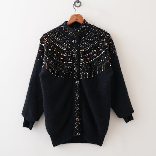 design knit cardigan