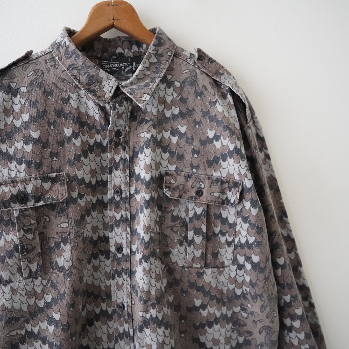 pattern denim shirts