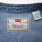 90s Levi's no collar denim shirts