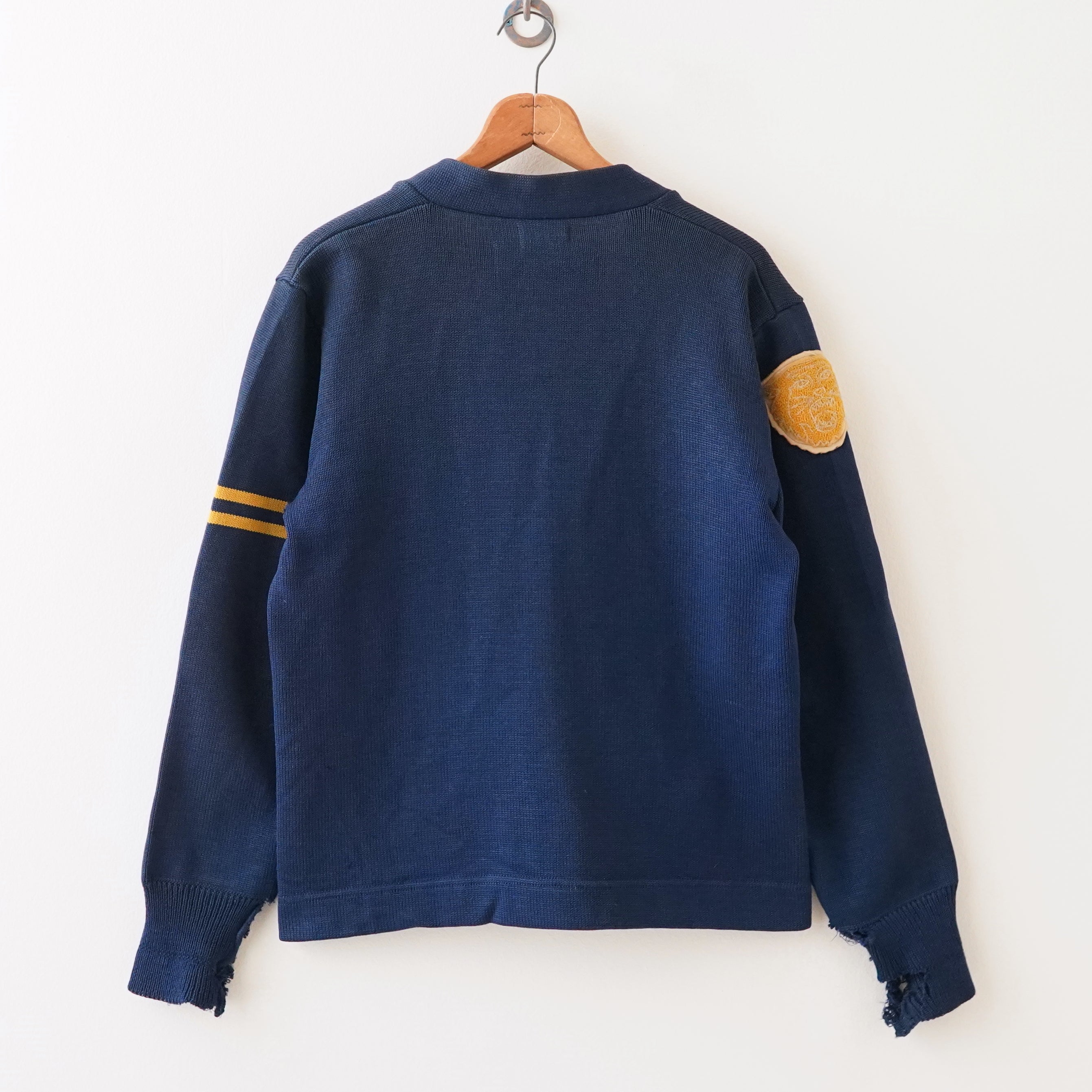 トップス 50s-60s WILSON lettered cardigan black トップス 50s-60s WILSON lettered cardigan black 1940s Wilson