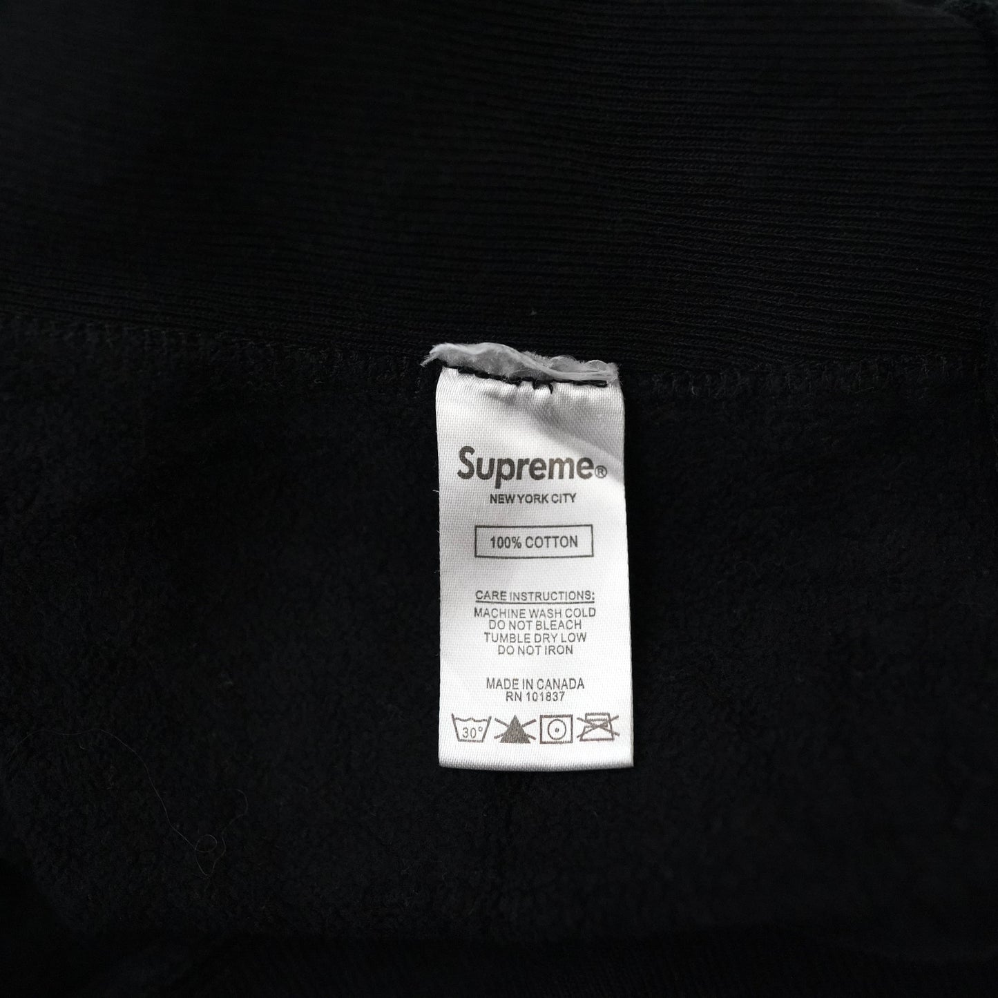 Supreme KAWS Chalk logo hoodie