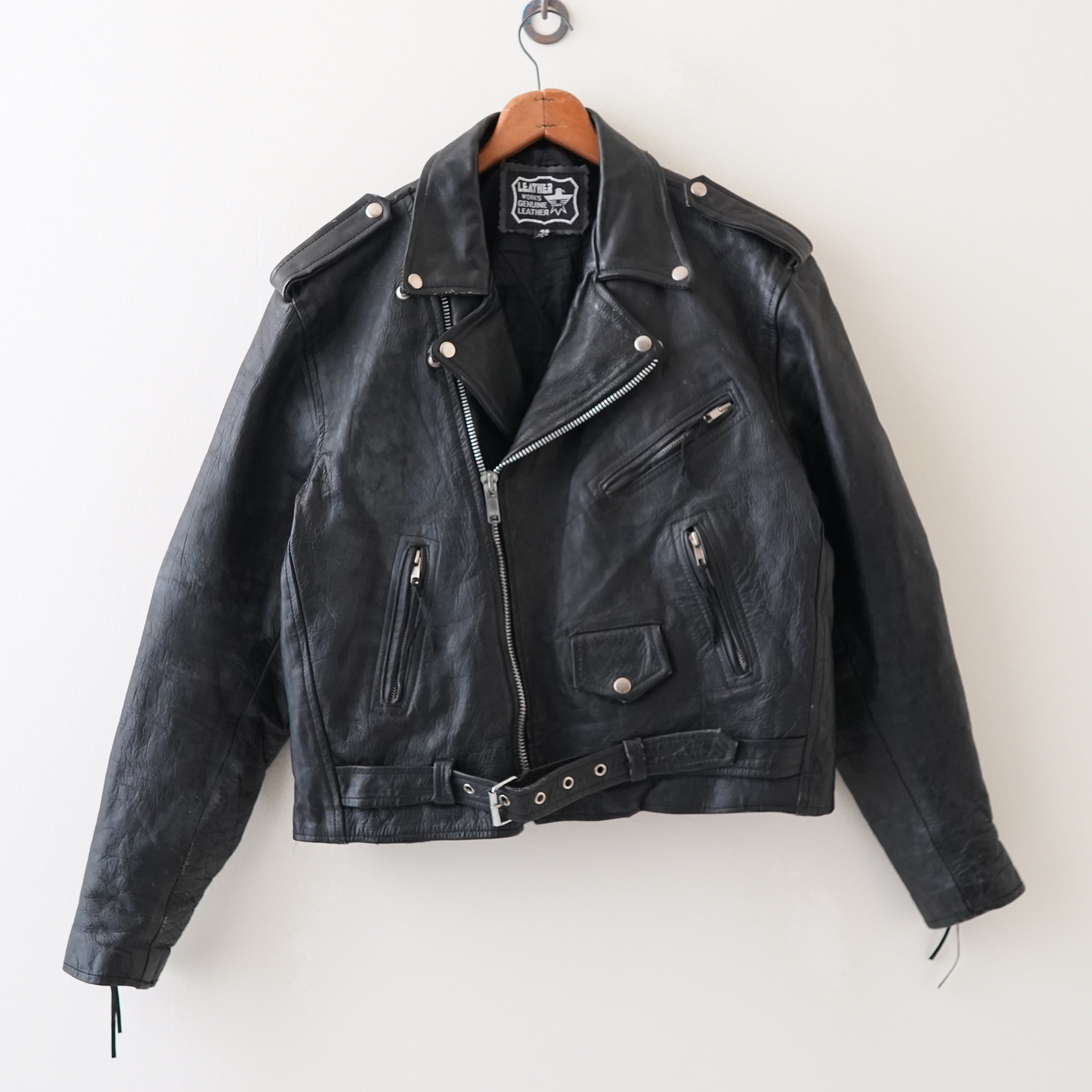 LEATHER WORKS leather jacket – NEVER KNOWS