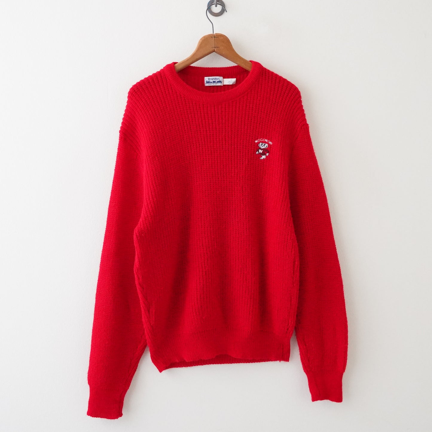 Wisconsin Badgers football knit sweater