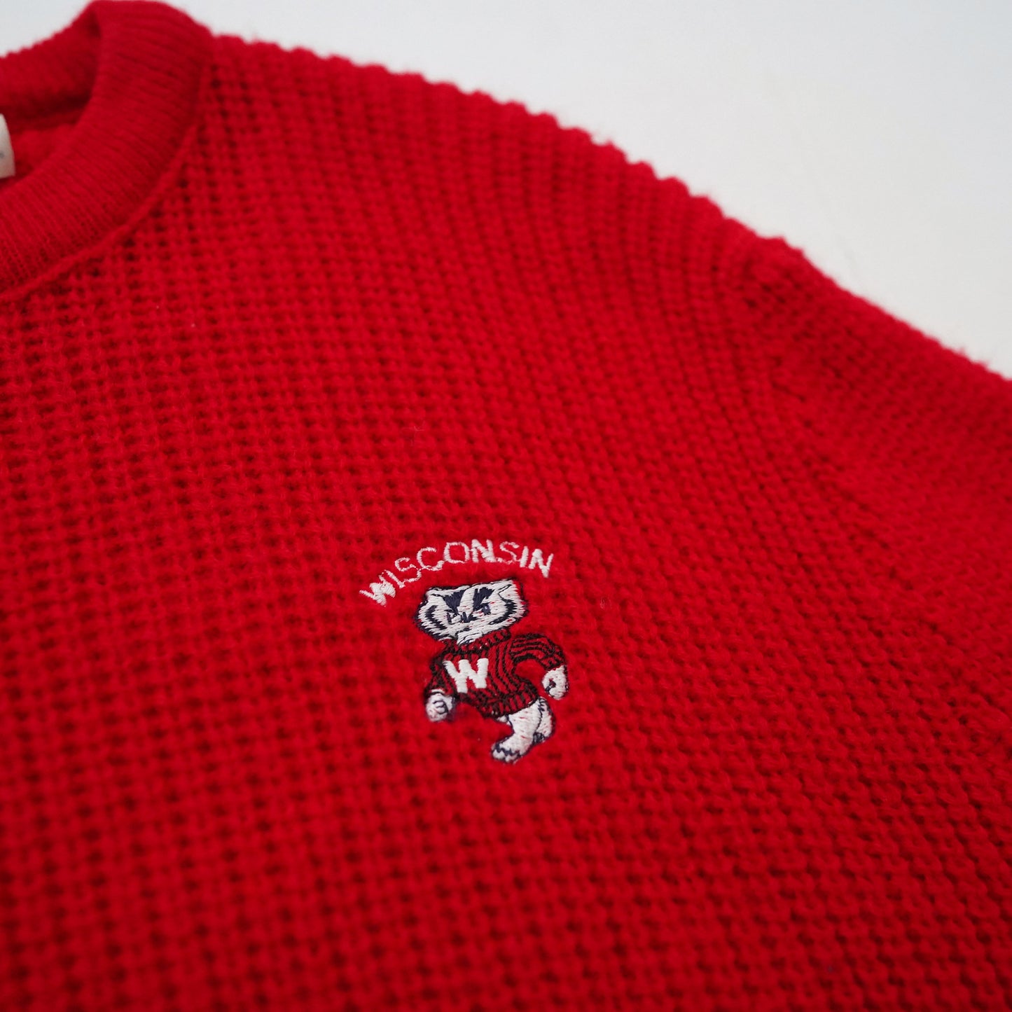 Wisconsin Badgers football knit sweater