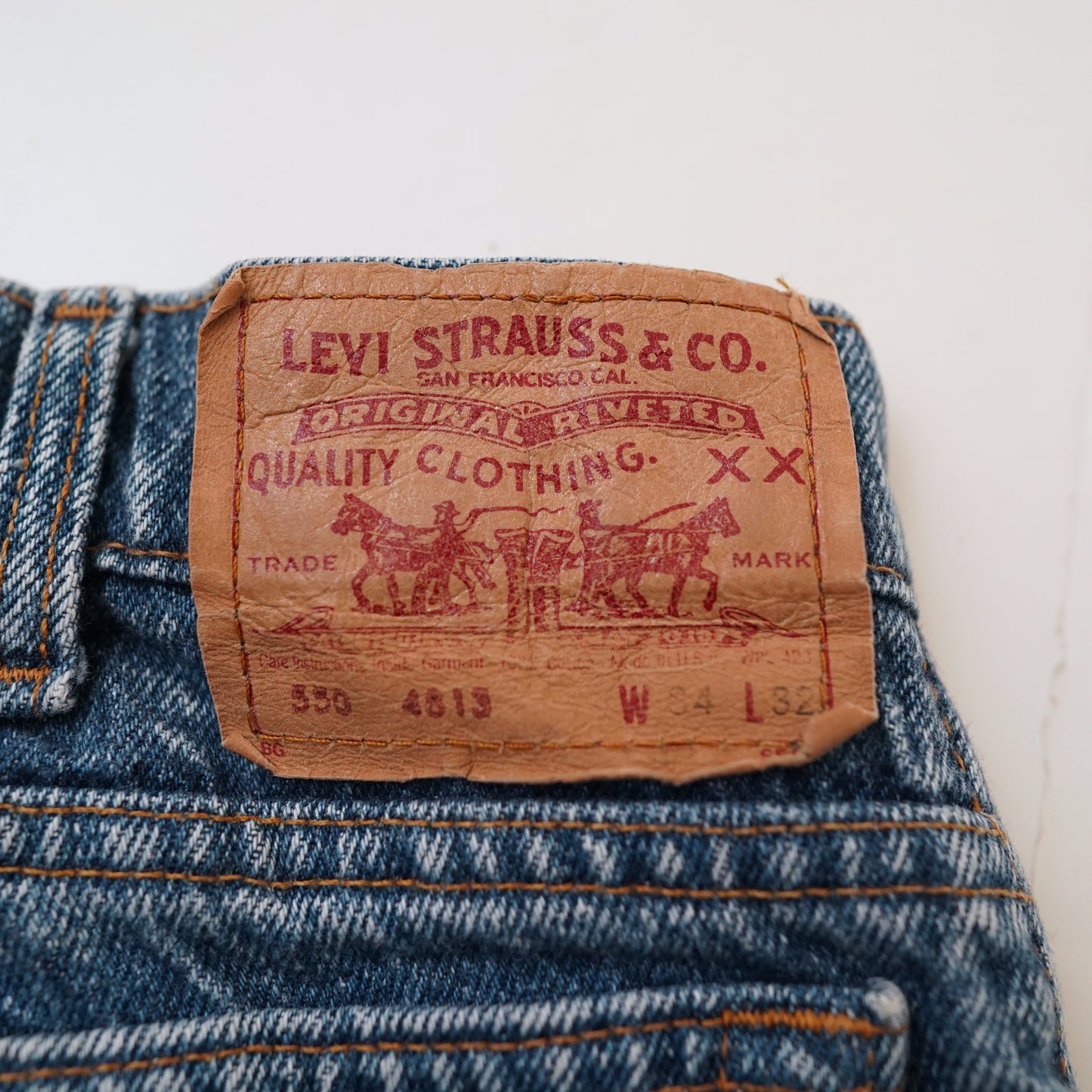 90s Levi's tapered denim pants