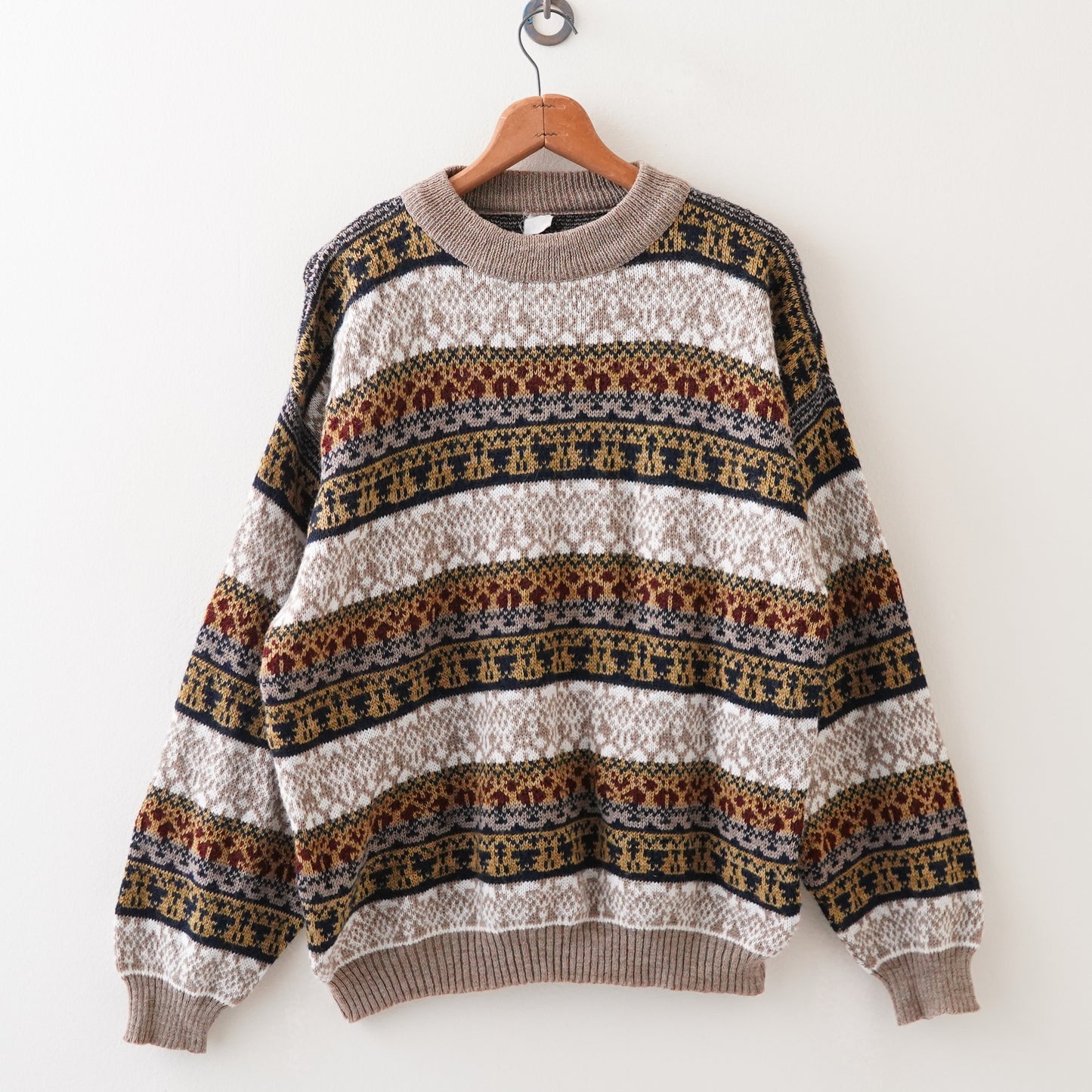 ethnic pattern sweater