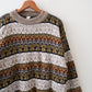 ethnic pattern sweater