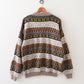 ethnic pattern sweater