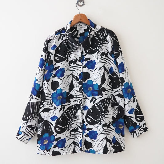 flower pattern long shirts