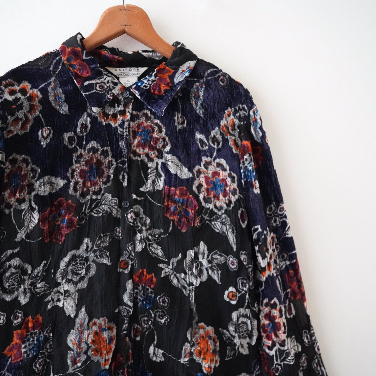 flower pattern long shirts