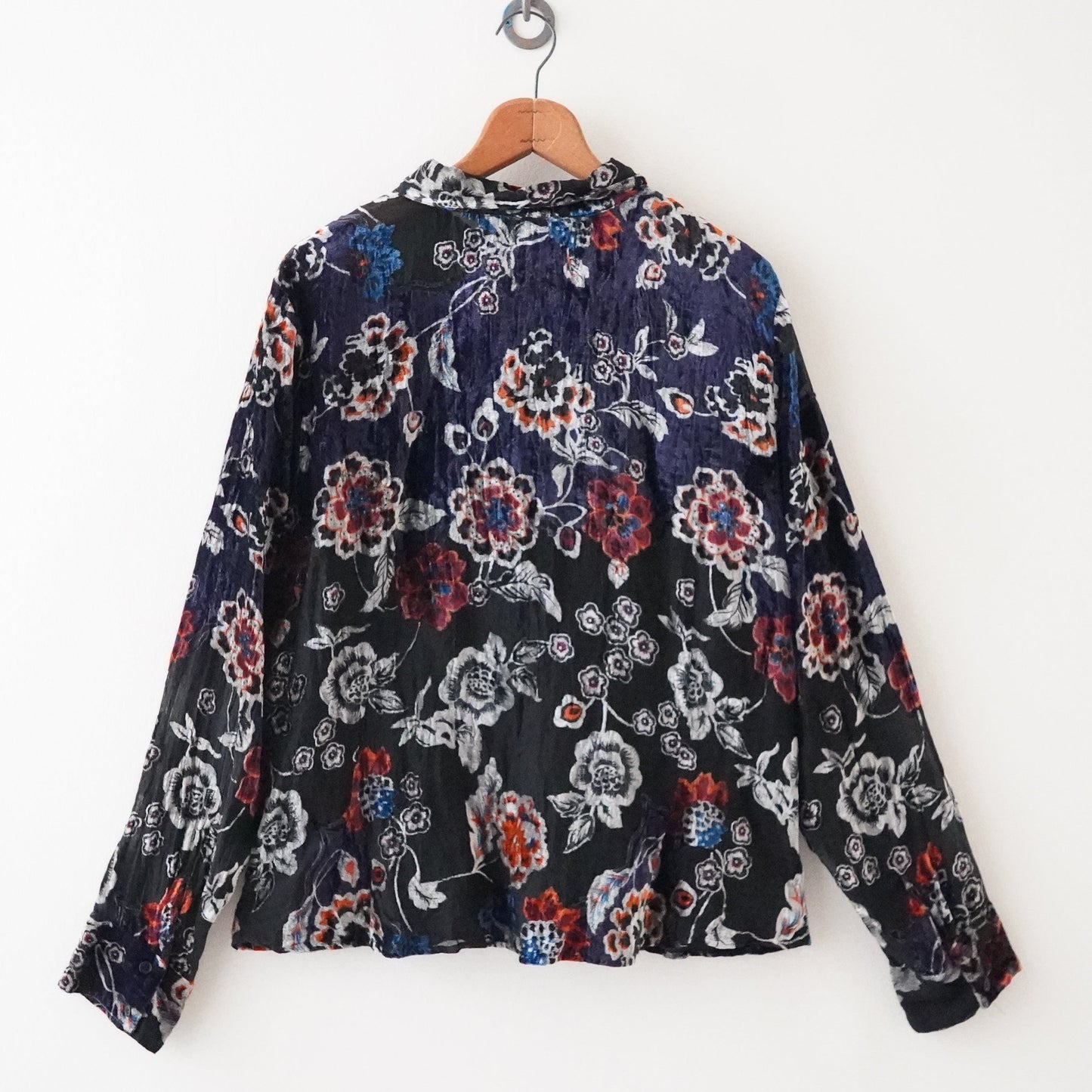 flower pattern long shirts