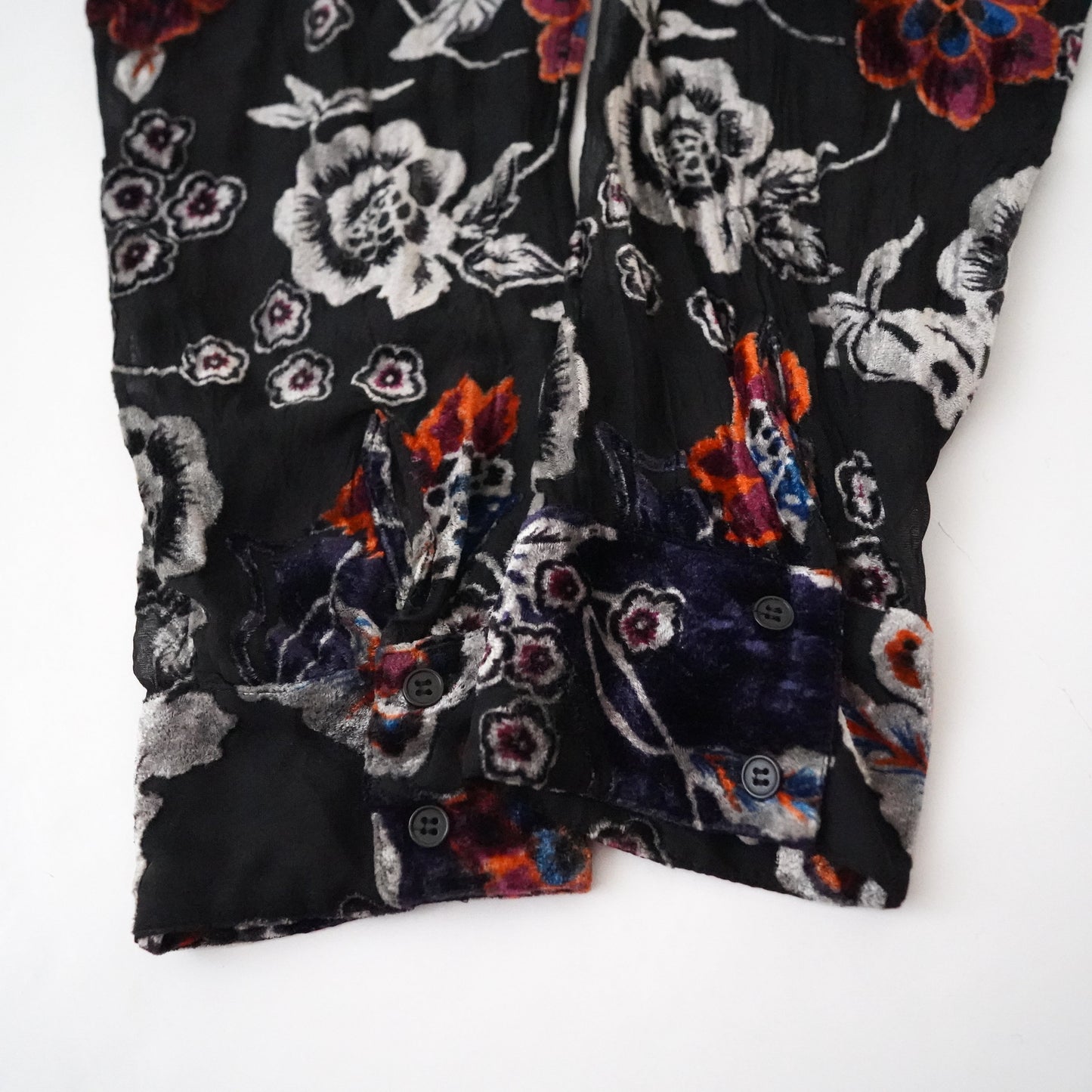 flower pattern long shirts