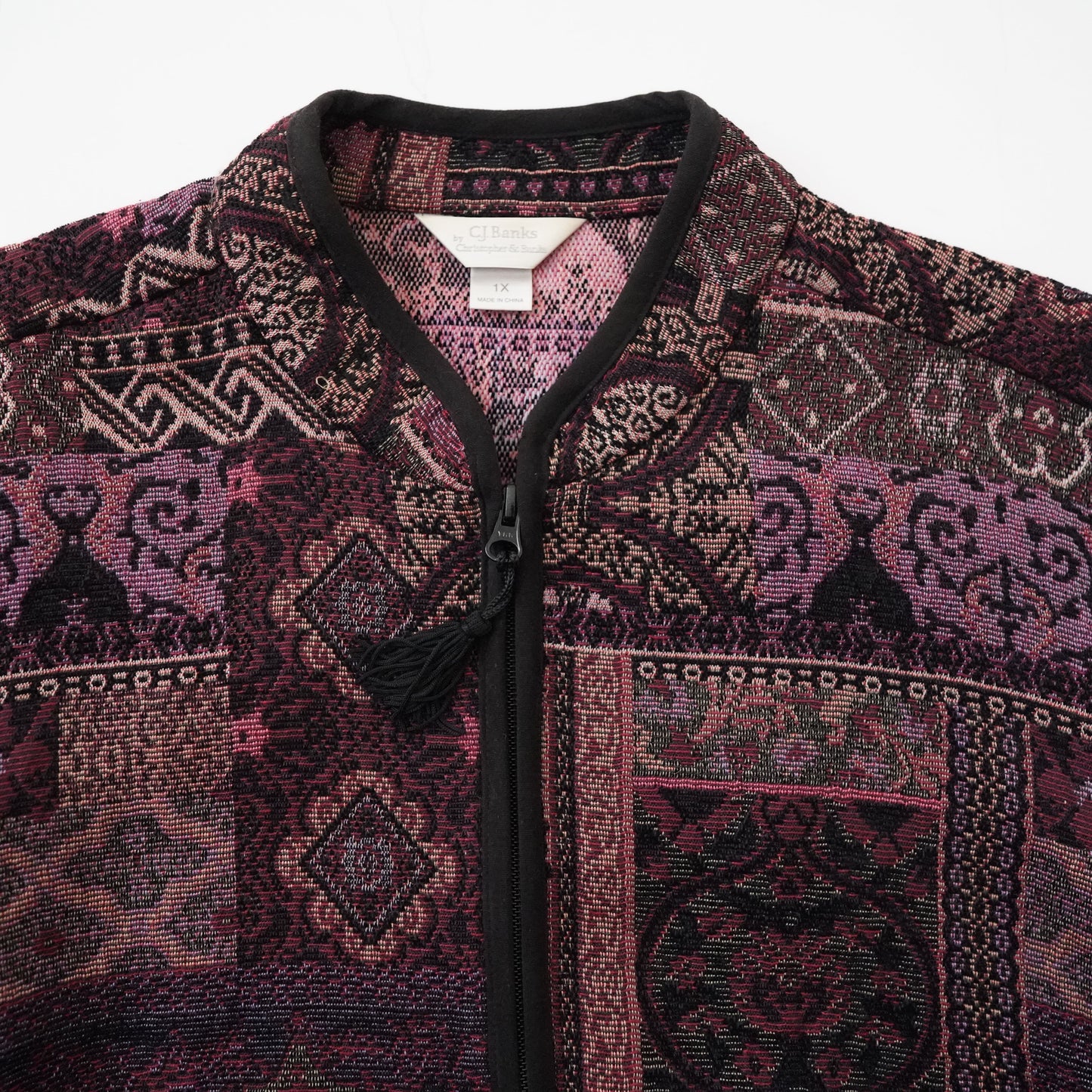 Embroidery gobelin jacket