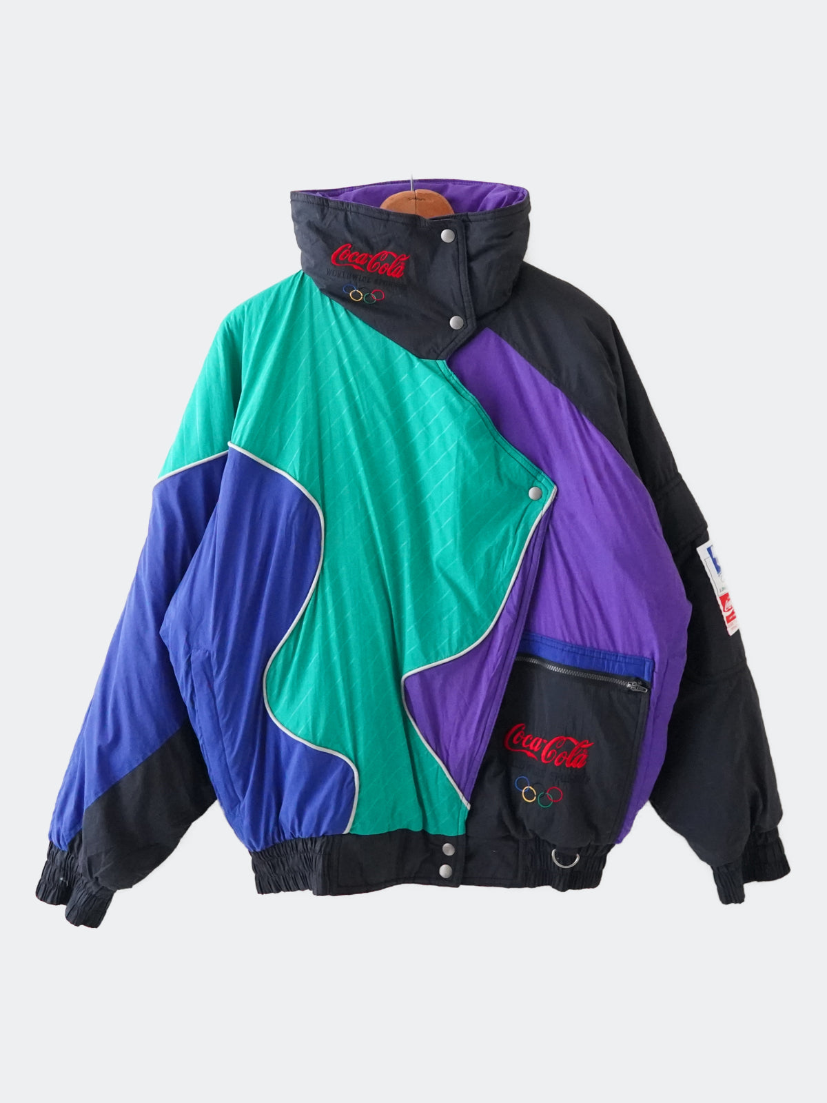 90s Olympics Coca-Cola nylon jacket