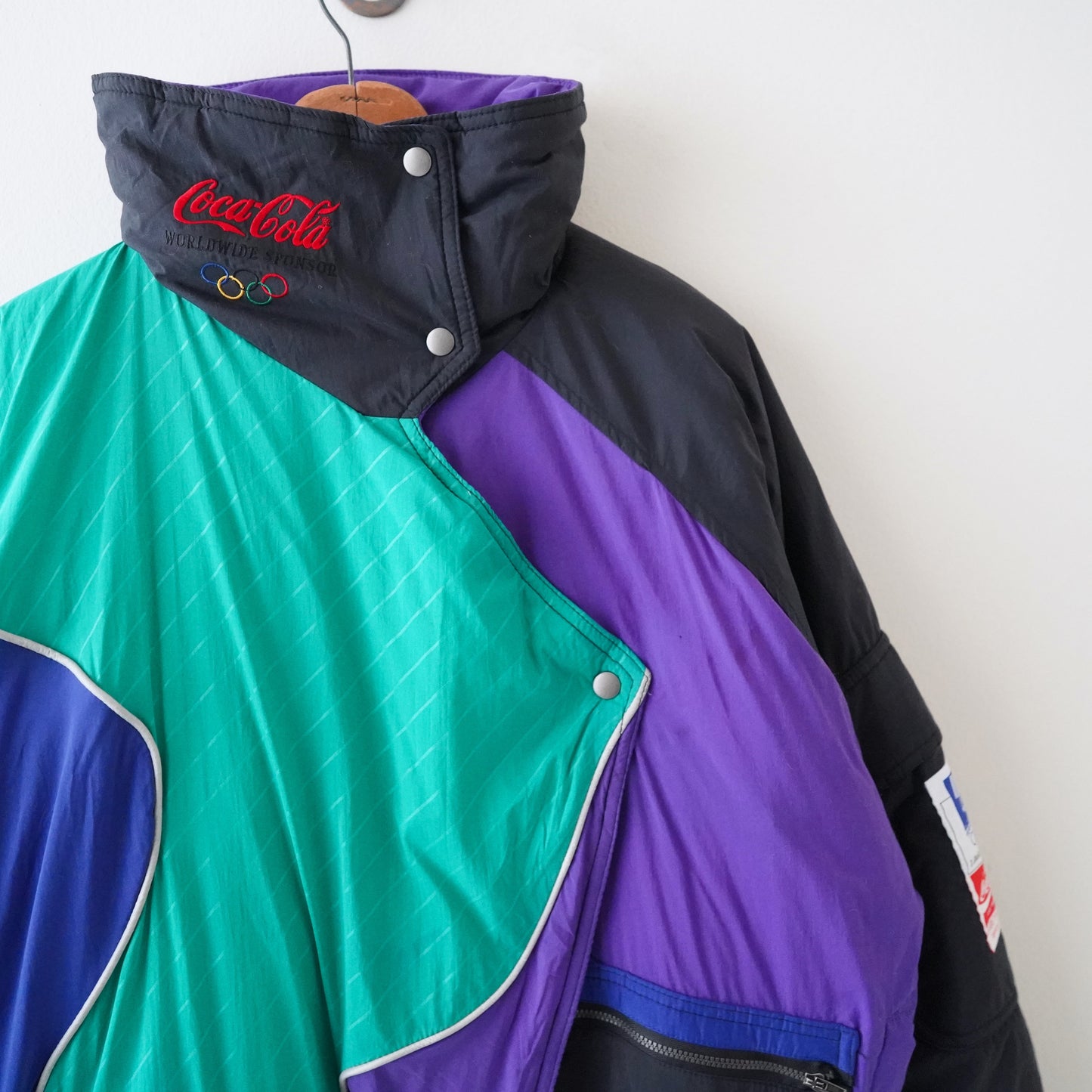 90s Olympics Coca-Cola nylon jacket