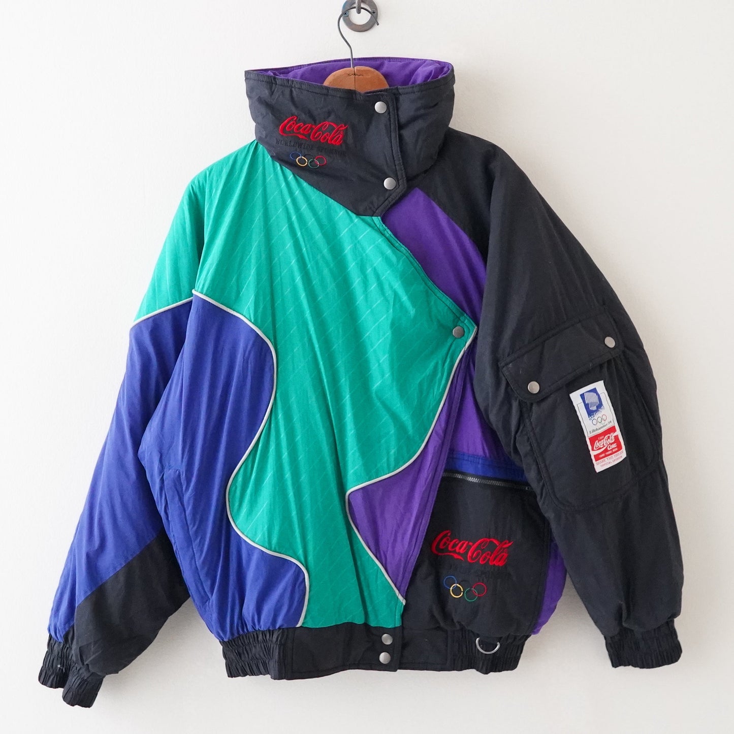 90s Olympics Coca-Cola nylon jacket