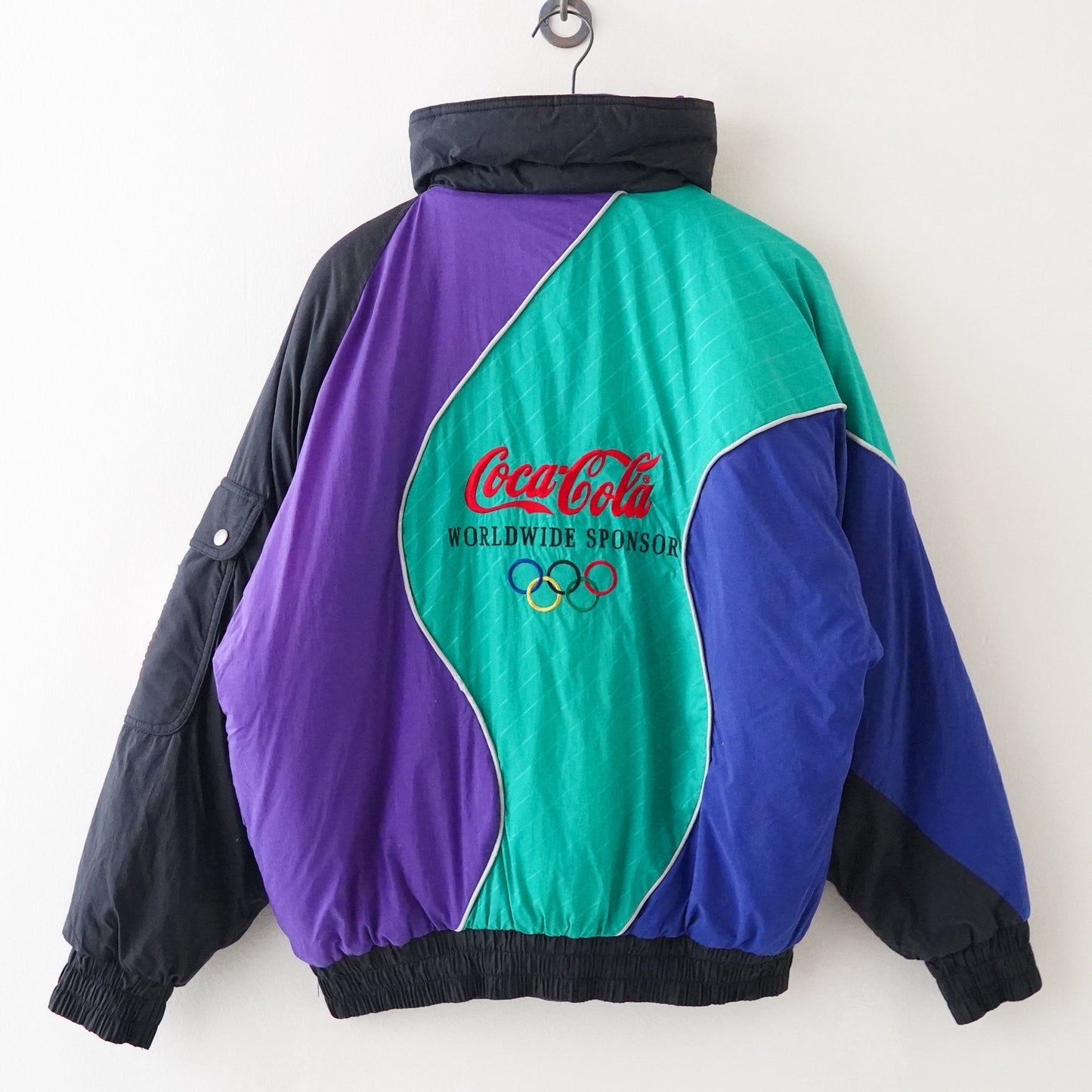 90s Olympics Coca-Cola nylon jacket