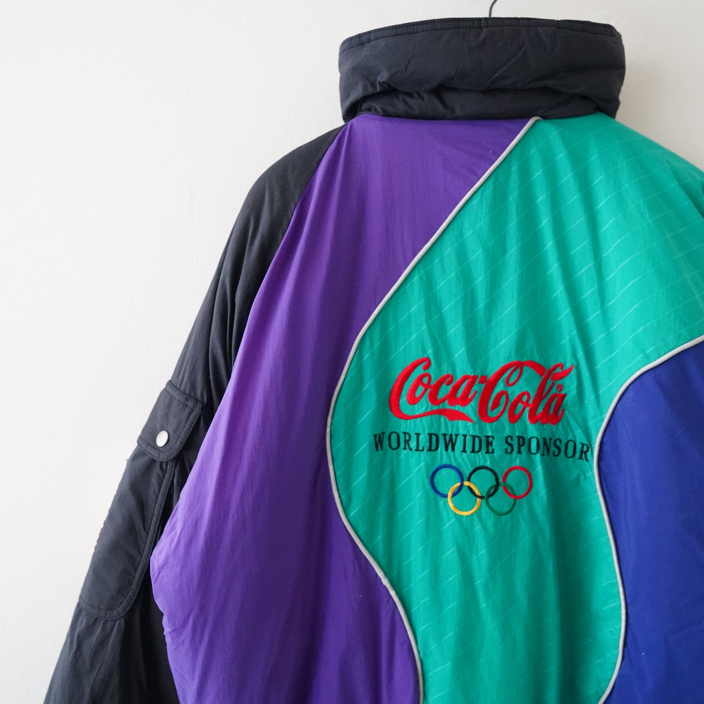 90s Olympics Coca-Cola nylon jacket