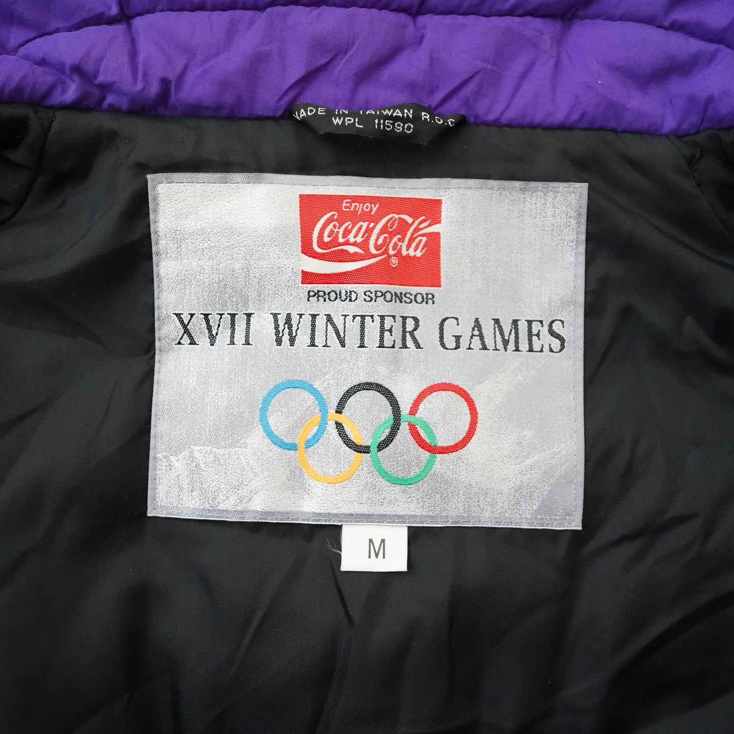 90s Olympics Coca-Cola nylon jacket