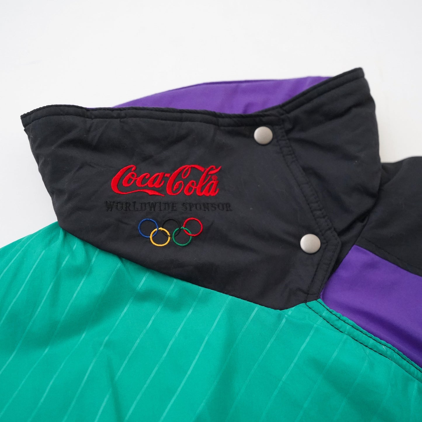 90s Olympics Coca-Cola nylon jacket