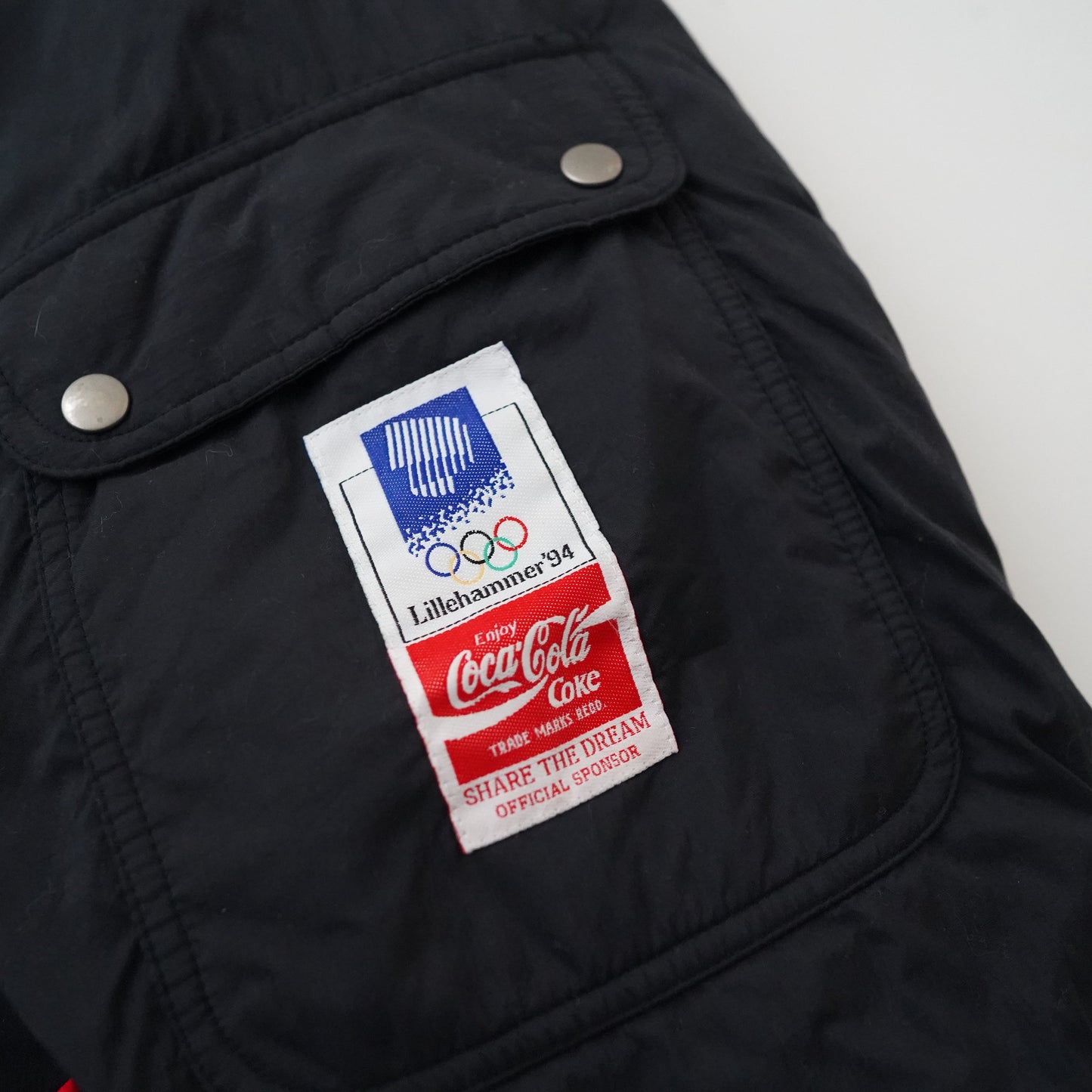 90s Olympics Coca-Cola nylon jacket