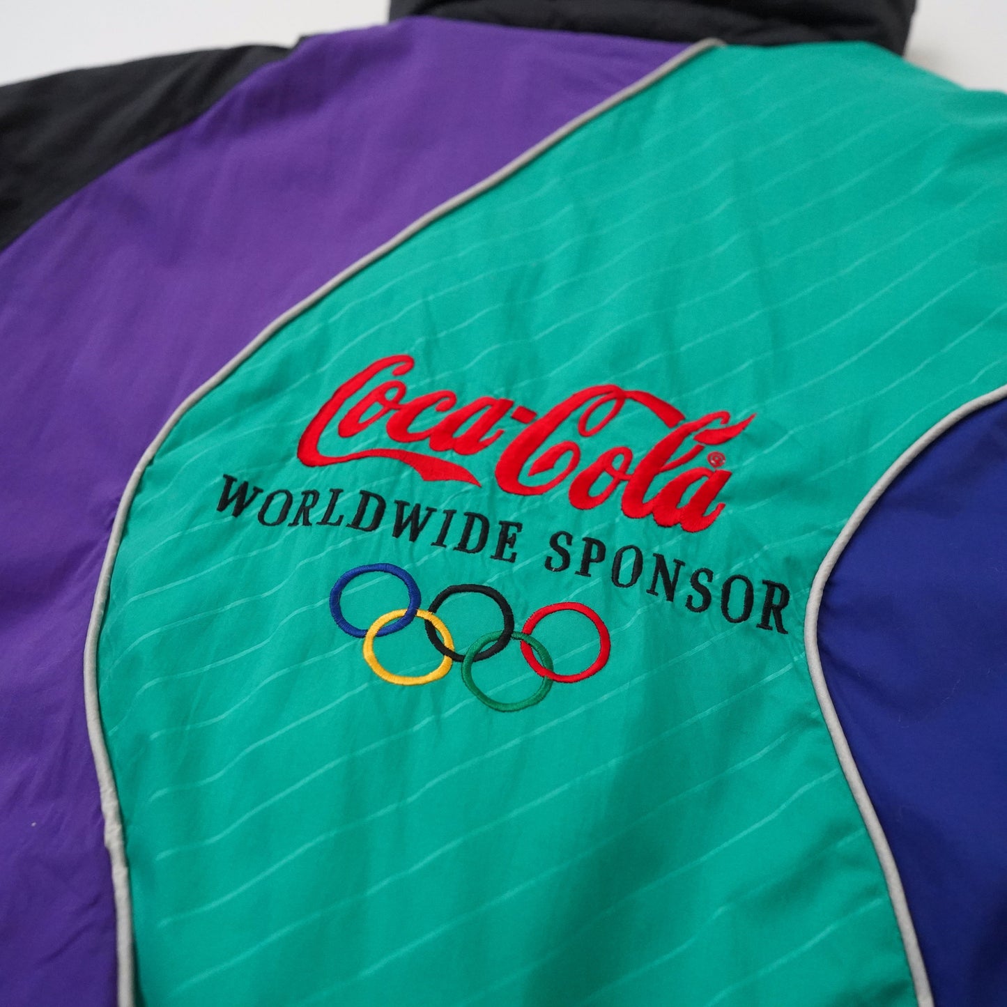 90s Olympics Coca-Cola nylon jacket