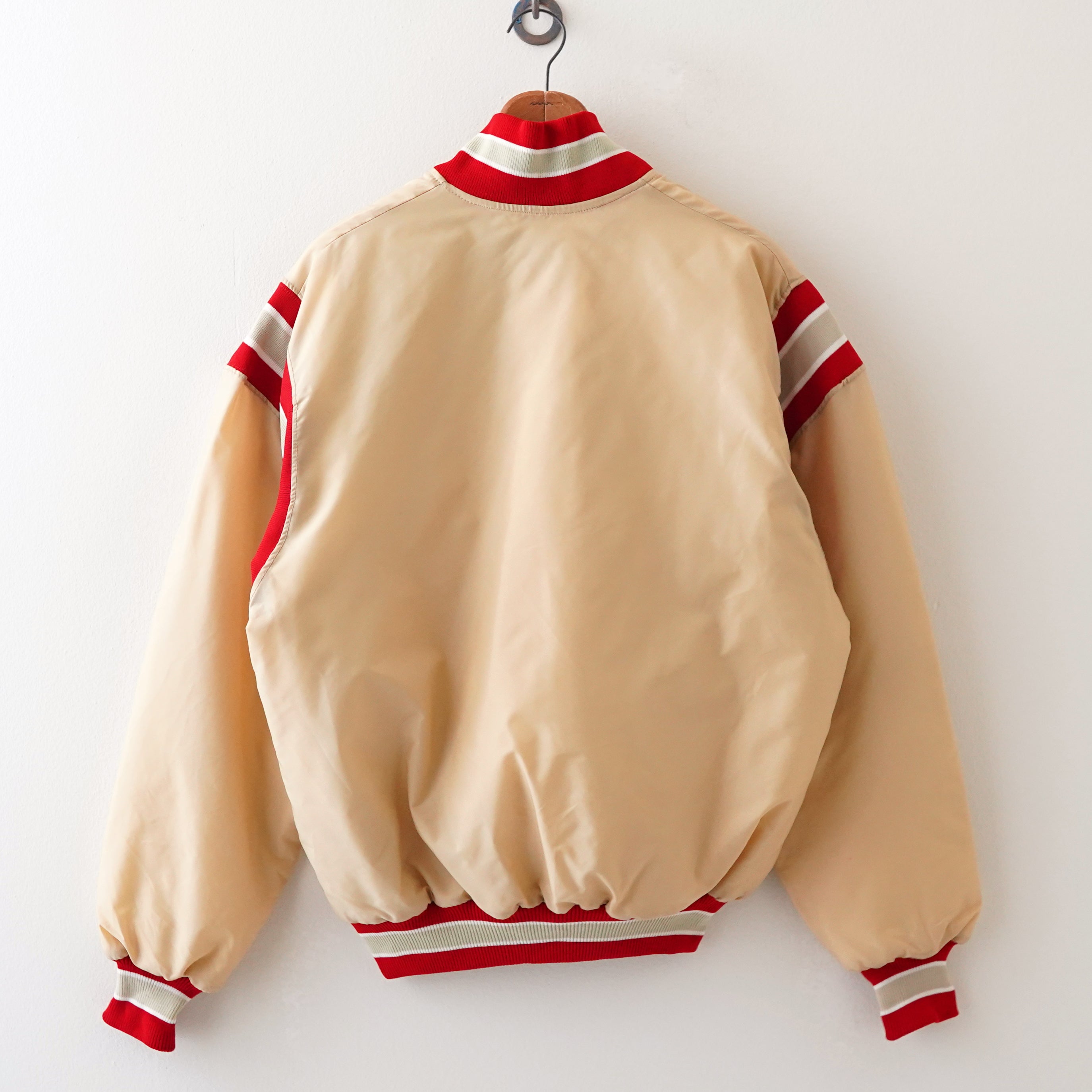 49ERS 赤 ベージュ 49ERS pullover jacket – NEVERKNOWS