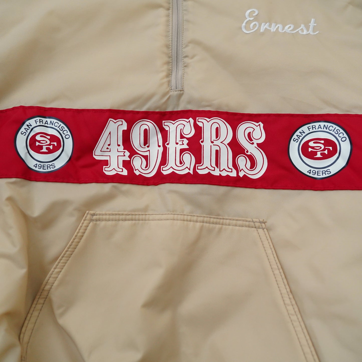 49ERS pullover jacket