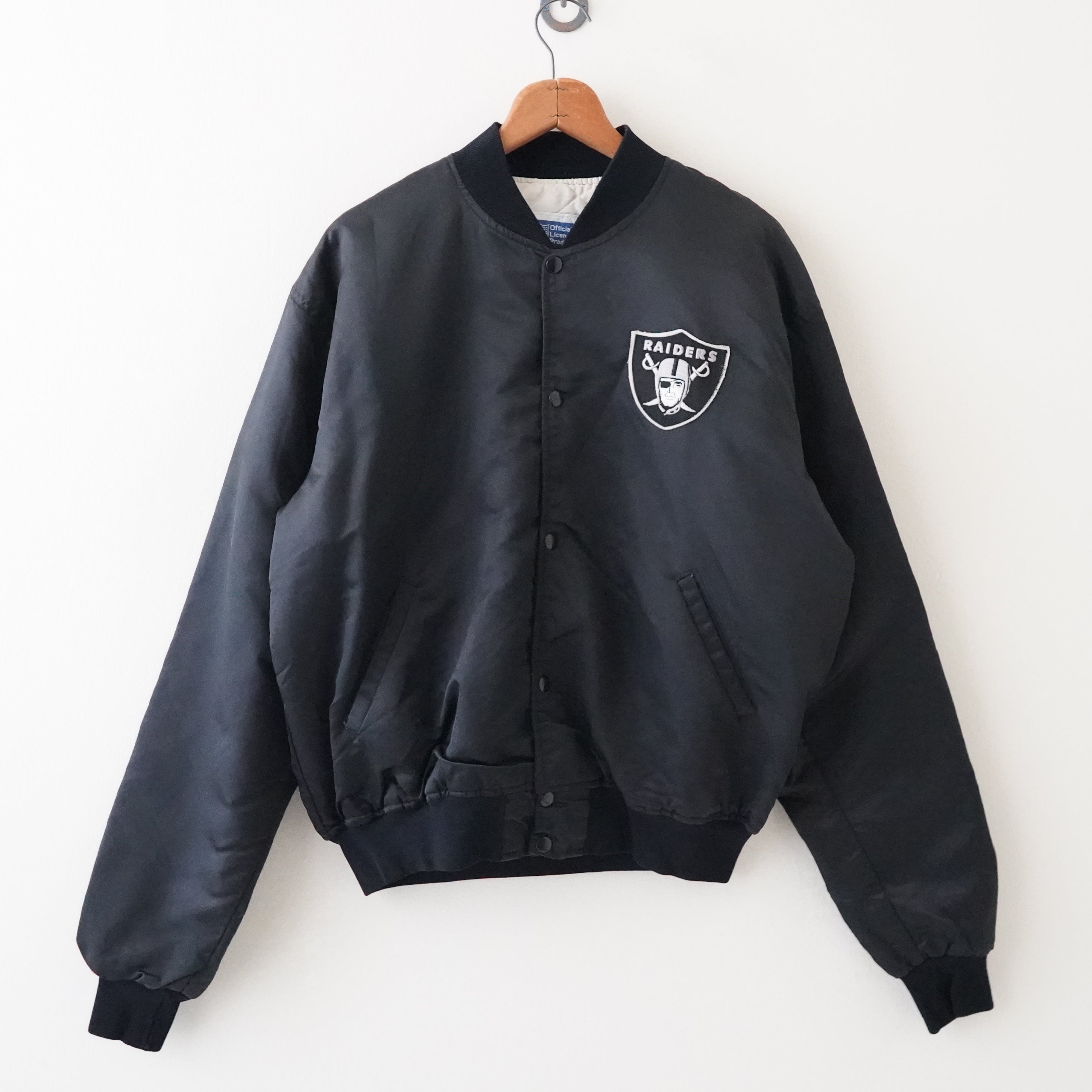 80s USA製 STARTER NFL Raiders スタジャン - ジャケット・アウター